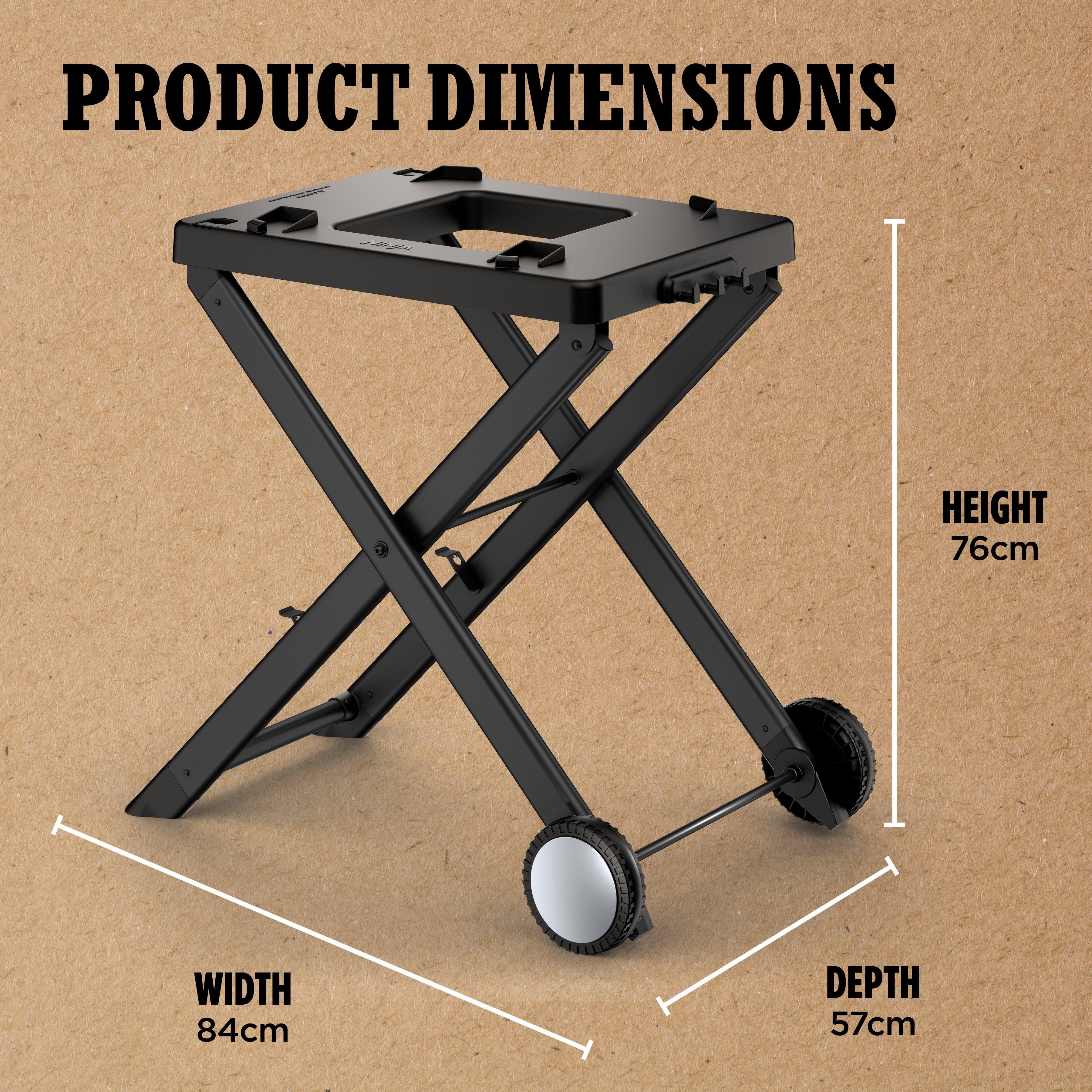 Ninja XSKGRLLSTDEUK Woodfire Electric BBQ Stand - Black thumbnail image