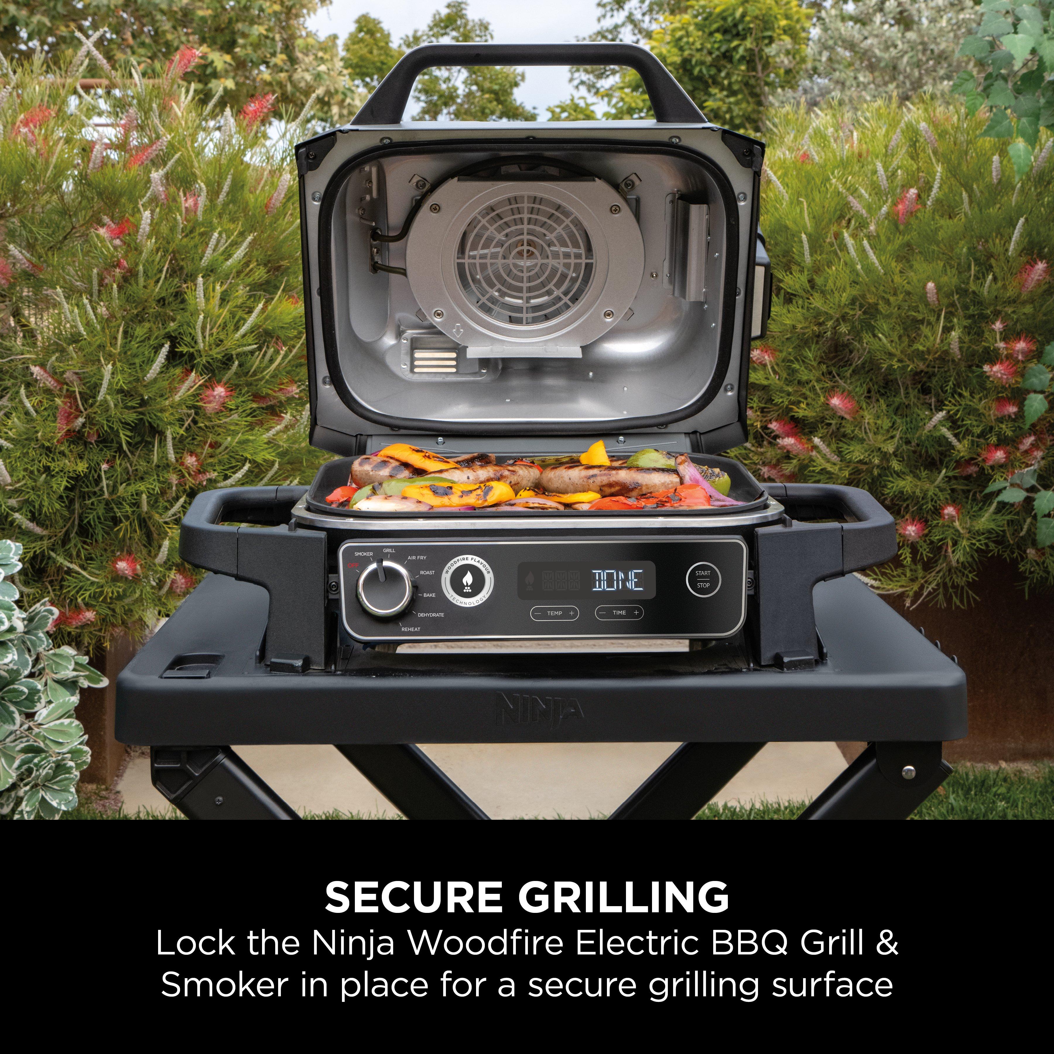 Ninja XSKGRLLSTDEUK Woodfire Electric BBQ Stand - Black thumbnail image