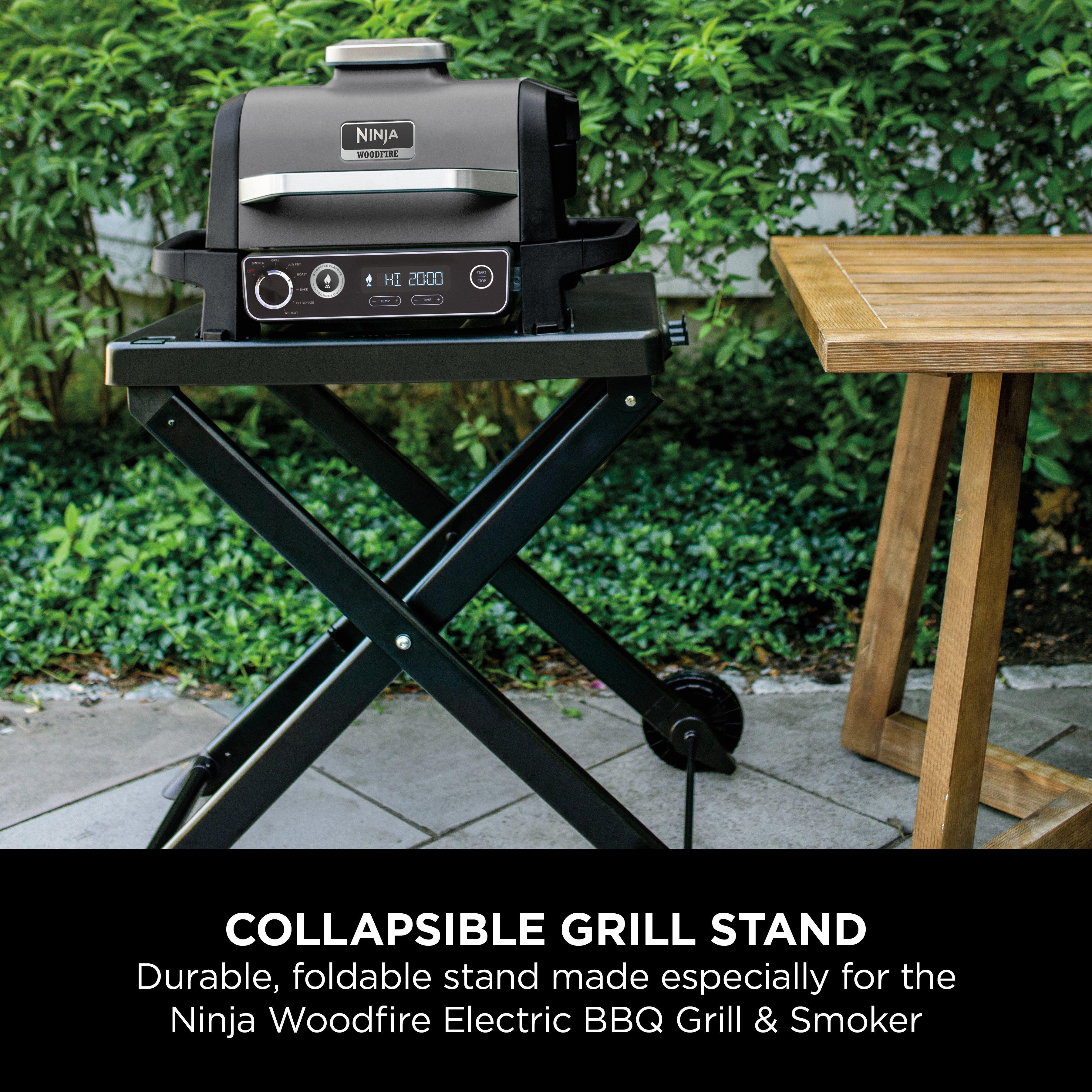 Ninja XSKGRLLSTDEUK Woodfire Electric BBQ Stand - Black thumbnail image