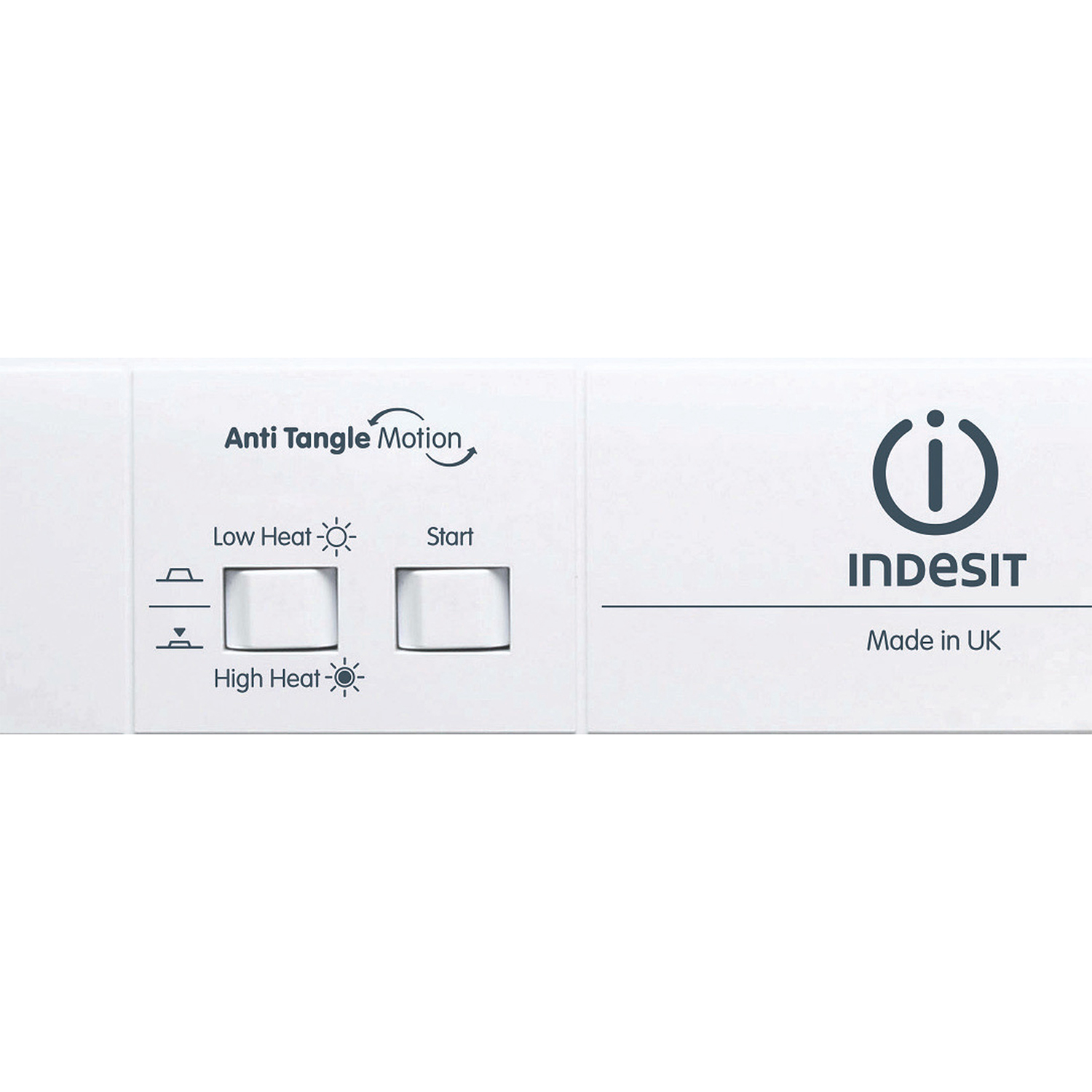 Indesit NIS41V 4kg Vented Tumble Dryer - White with Graphite Door  thumbnail image