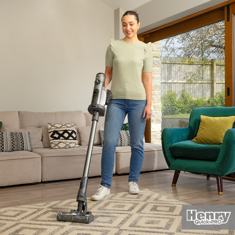 Numatic Henry Quick Pro Cordless Dry Vacuum Cleaner - Grey thumbnail image