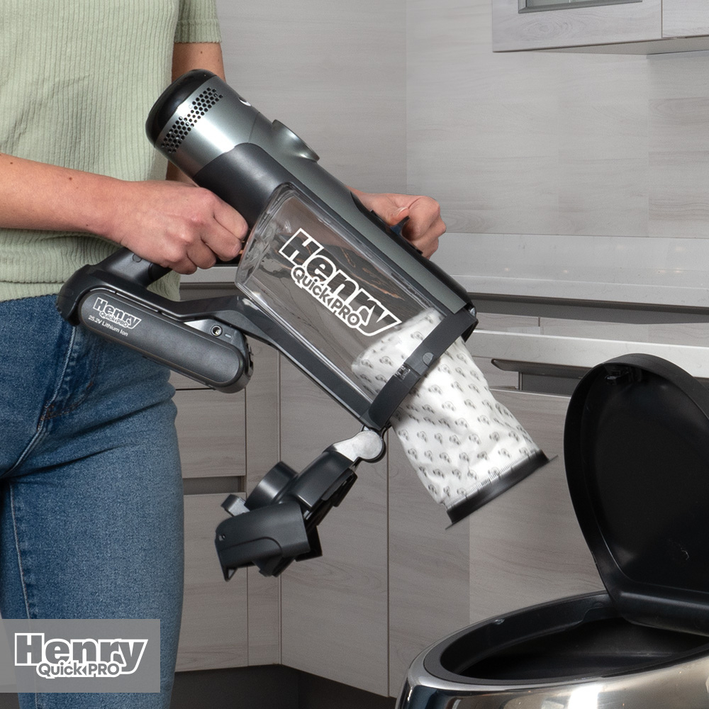 Numatic Henry Quick Pro Cordless Dry Vacuum Cleaner - Grey thumbnail image