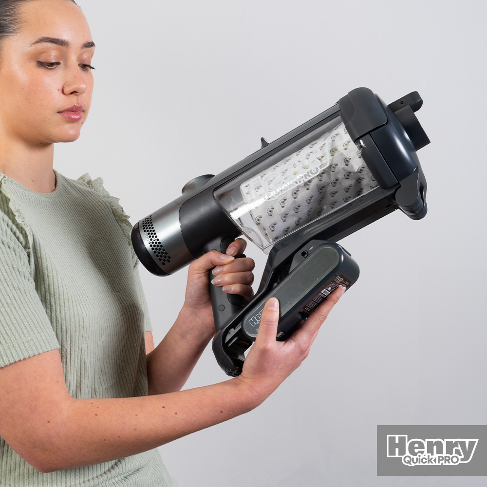 Numatic Henry Quick Pro Cordless Dry Vacuum Cleaner - Grey thumbnail image