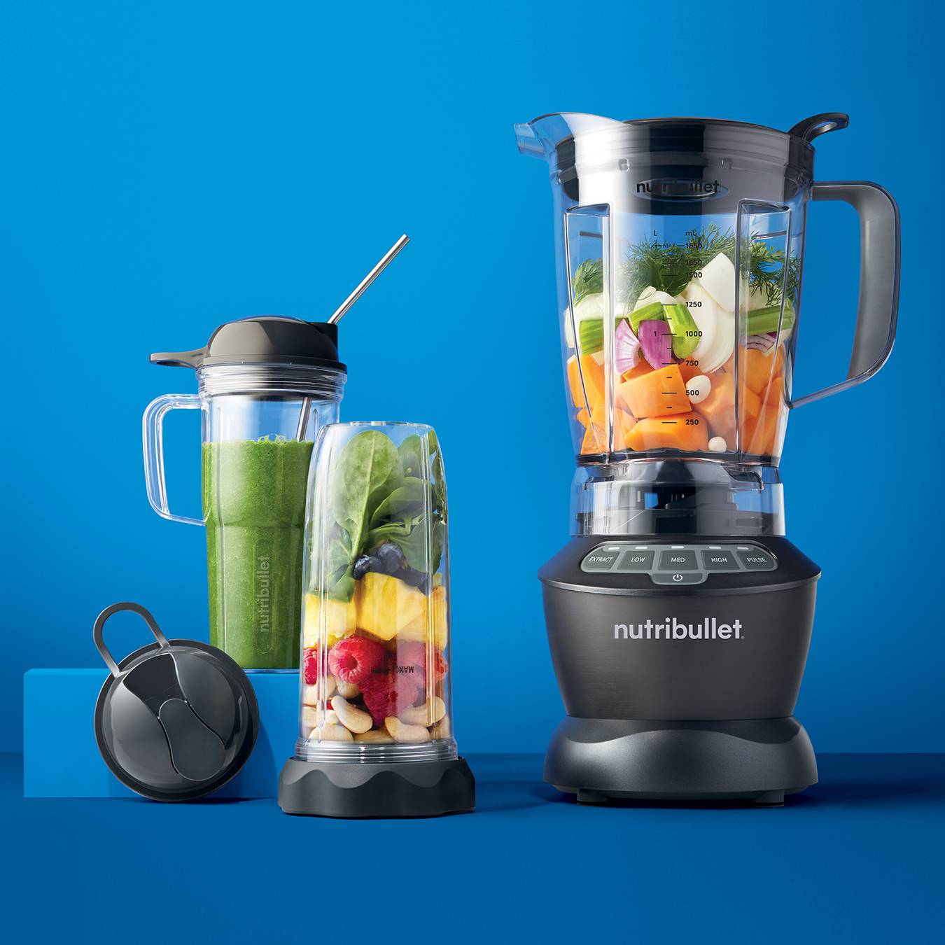 Nutribullet NBC-12A Blender Combo - Dark Grey thumbnail image