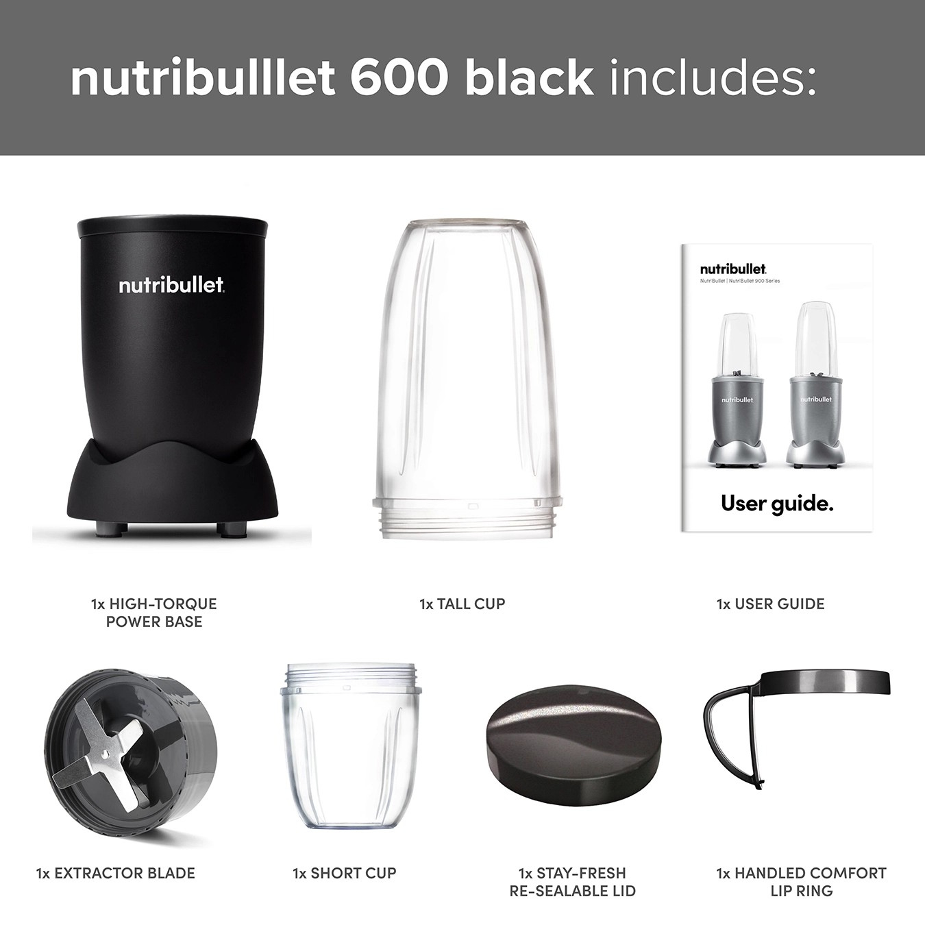 Nutribullet 02548 600 Series Blender | Powerful Superfood Smoothie Maker thumbnail image