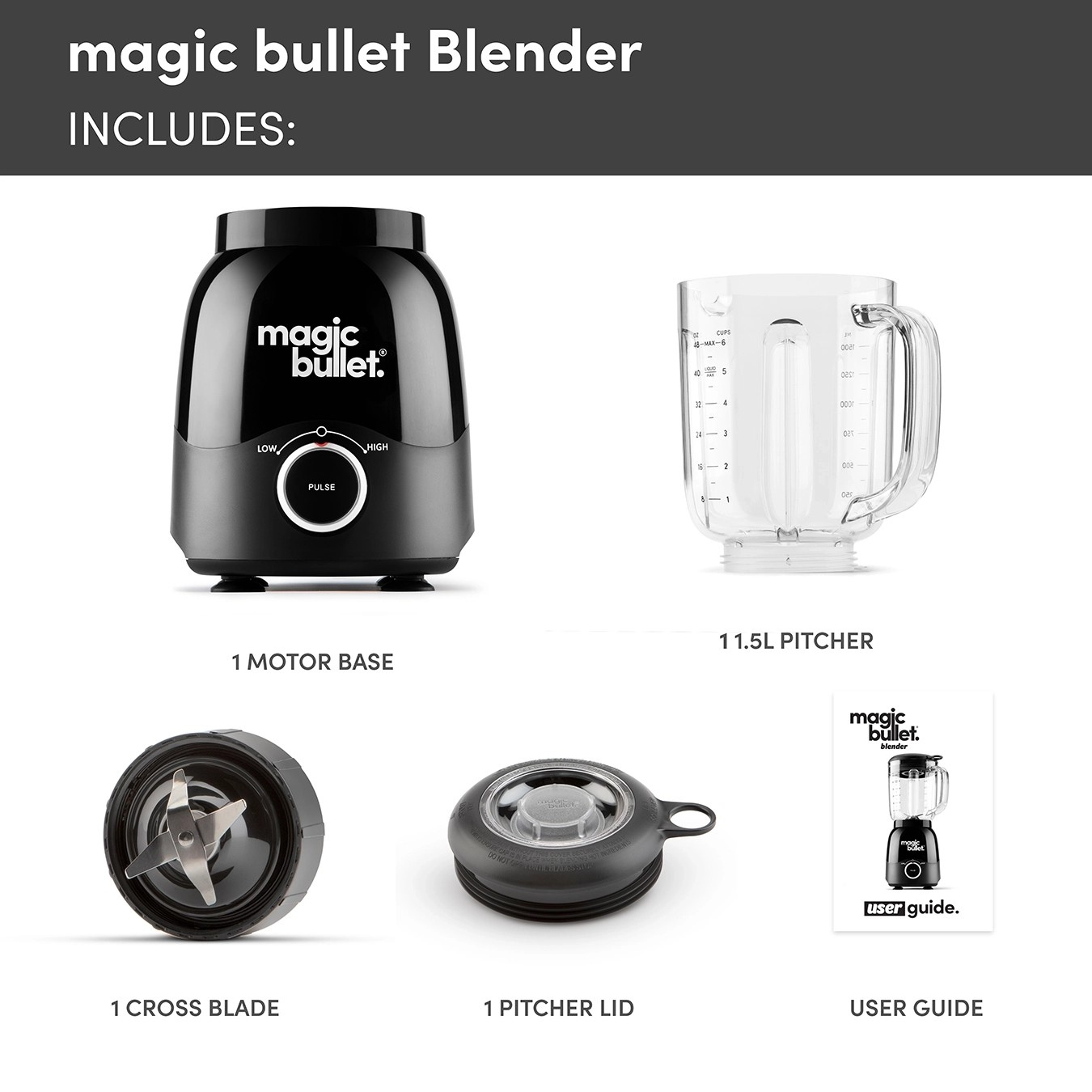Nutribullet MBF-100 Magic Bullet Blender - Black thumbnail image