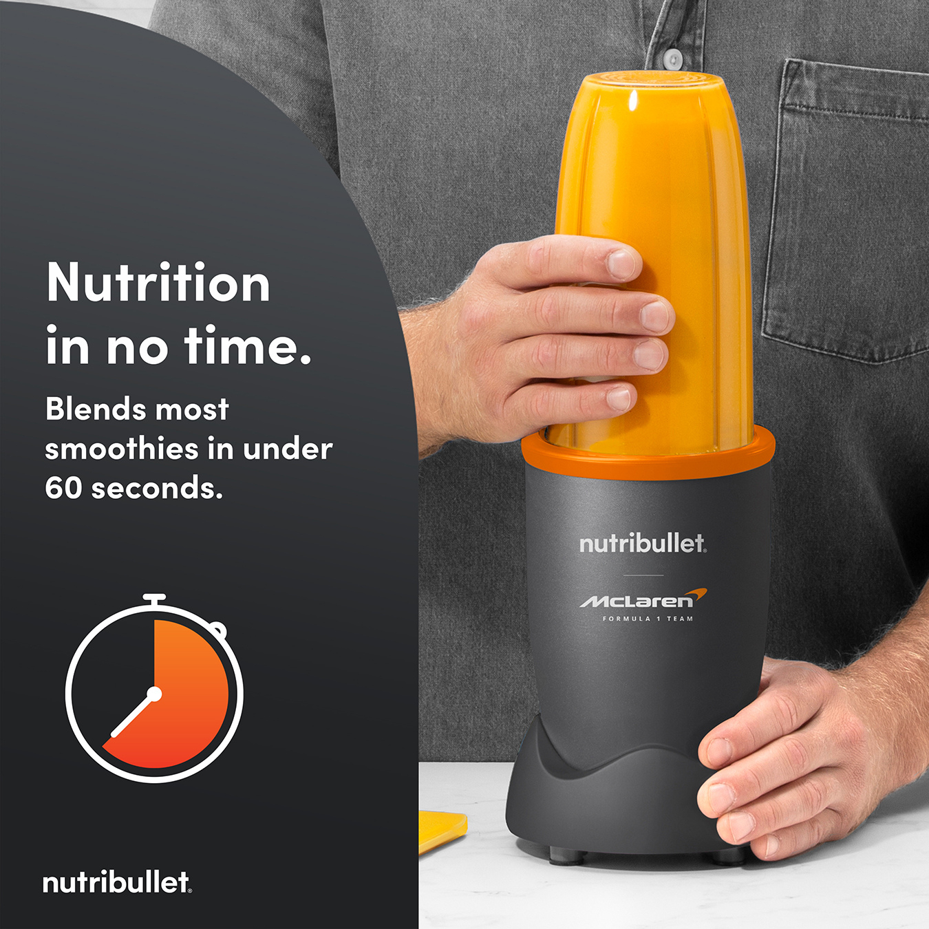 Nutribullet 02775 (NB-201) McLaren Mastercard F1 Team 900 Series 6-Piece Kit thumbnail image