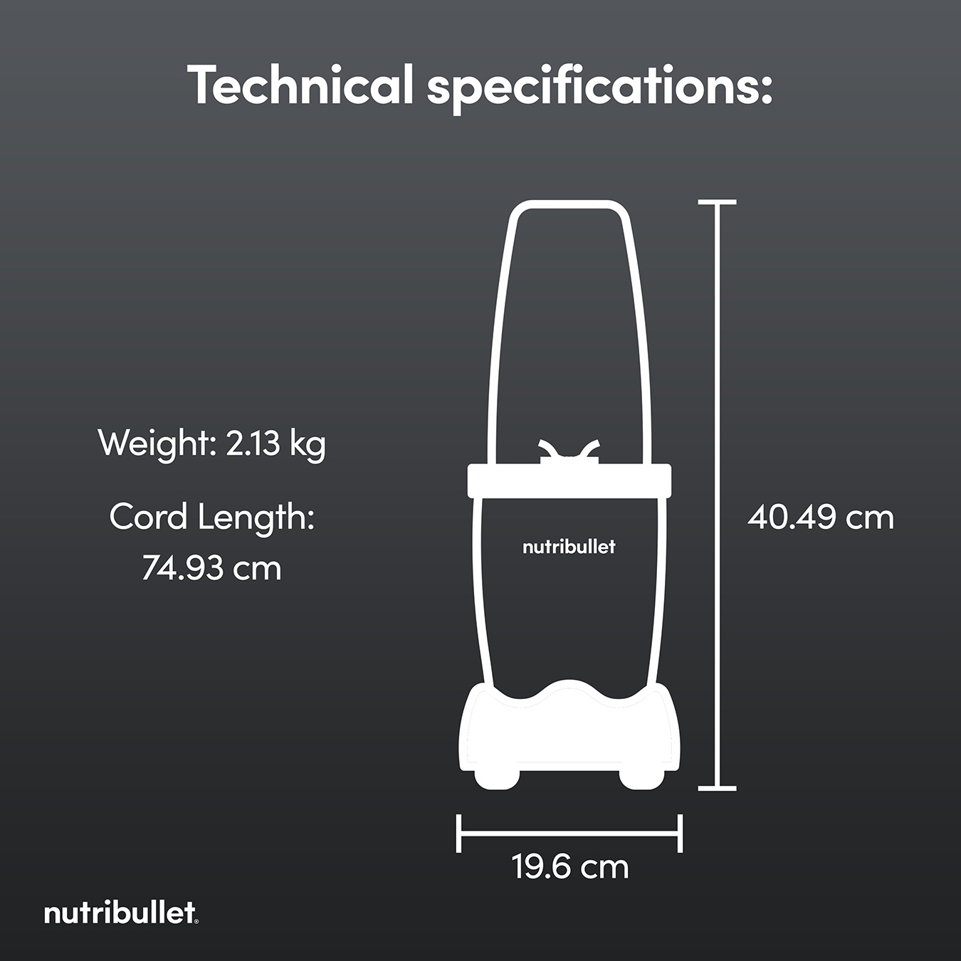 Nutribullet 02775 (NB-201) McLaren Mastercard F1 Team 900 Series 6-Piece Kit thumbnail image