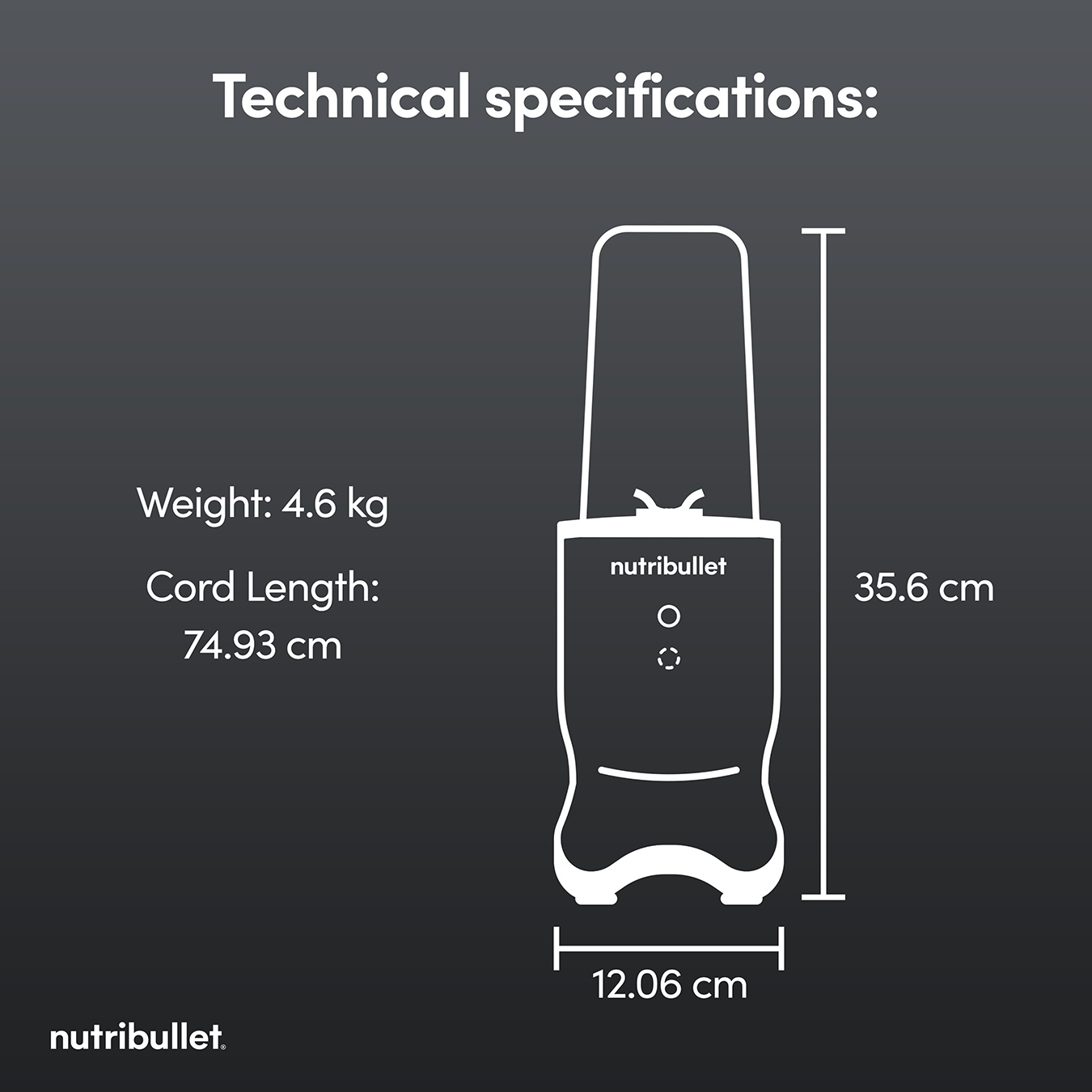 Nutribullet 02776 (NB-500) McLaren Mastercard F1 Team Ultra 1200 - Grey thumbnail image