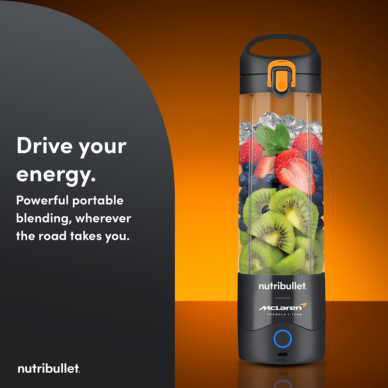 Nutribullet 02777 (NBG-200) McLaren Mastercard F1 Team Portable Blender - Grey thumbnail image