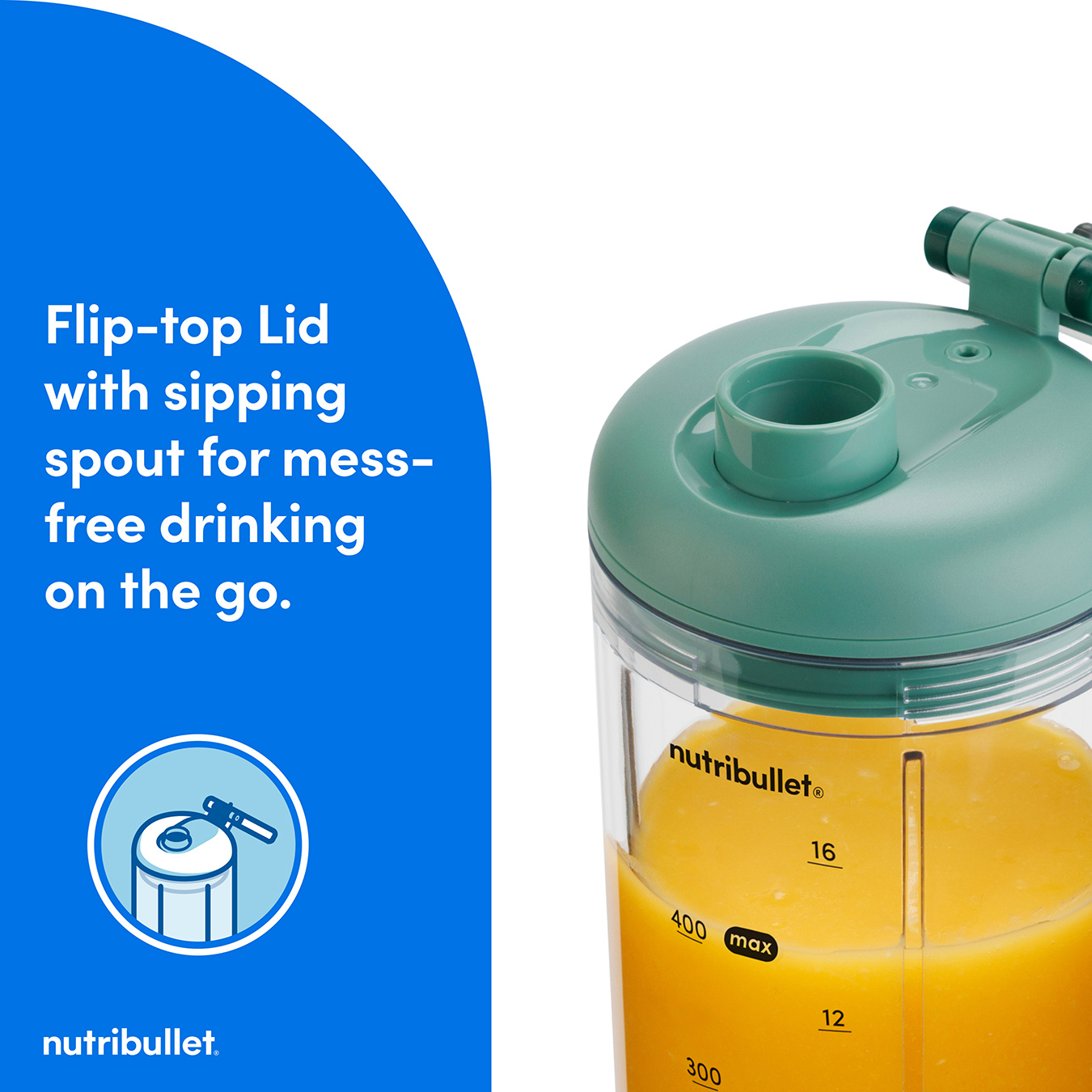 Nutribullet 02925 Flex Portable Blender - Forest Green thumbnail image