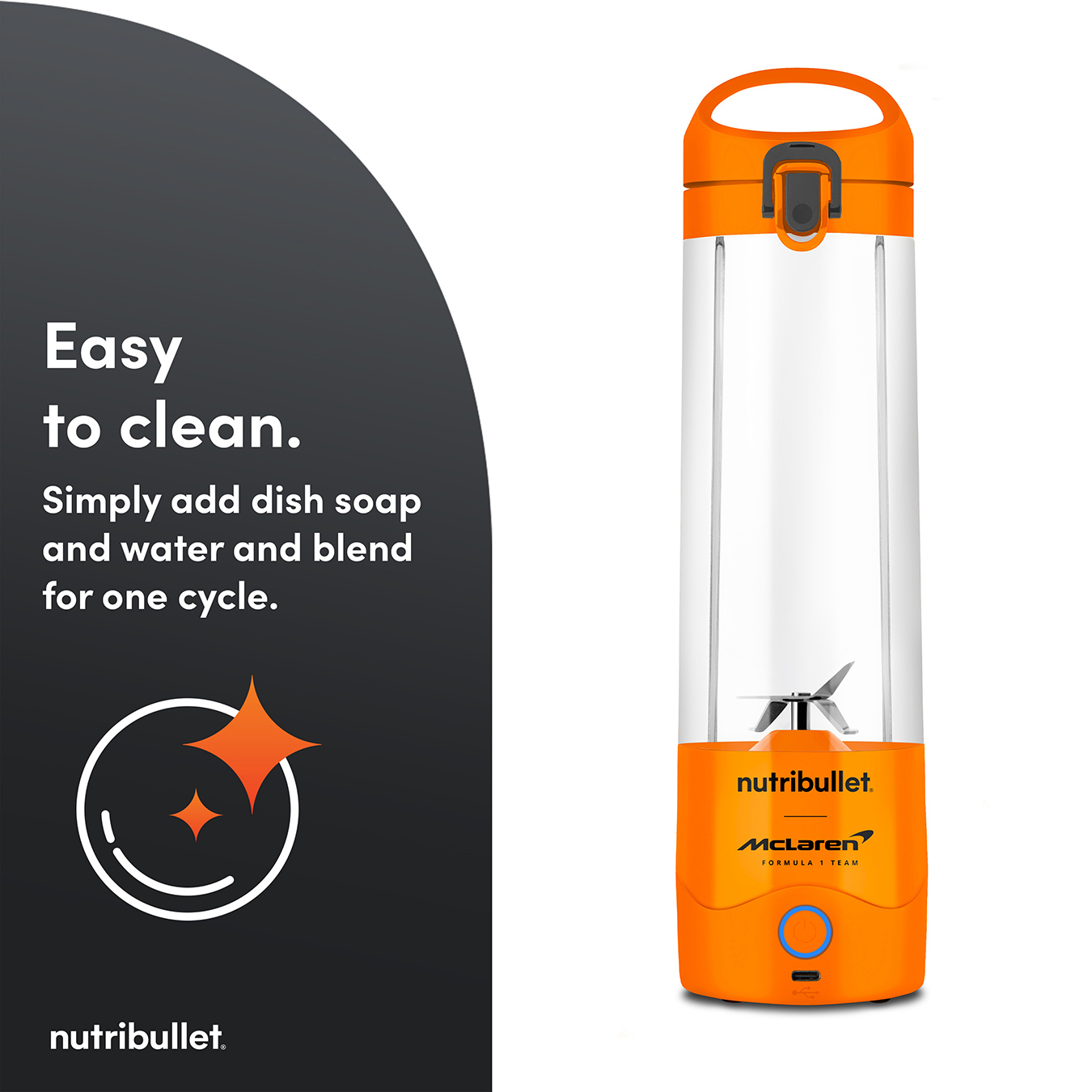 Nutribullet NBG-200 McLaren Blender - Papaya thumbnail image