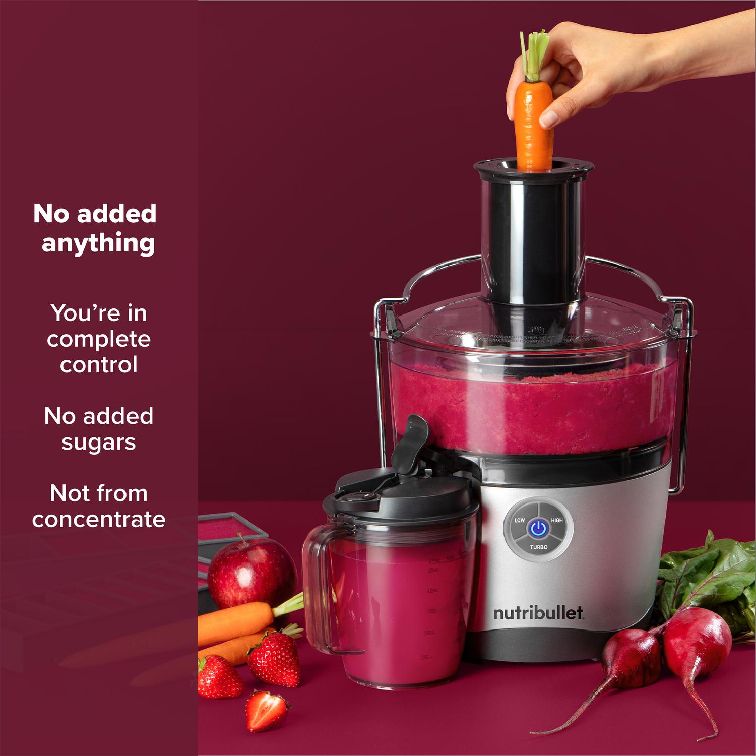 Nutribullet NBJ-200 Juicer Pro - Silver thumbnail image