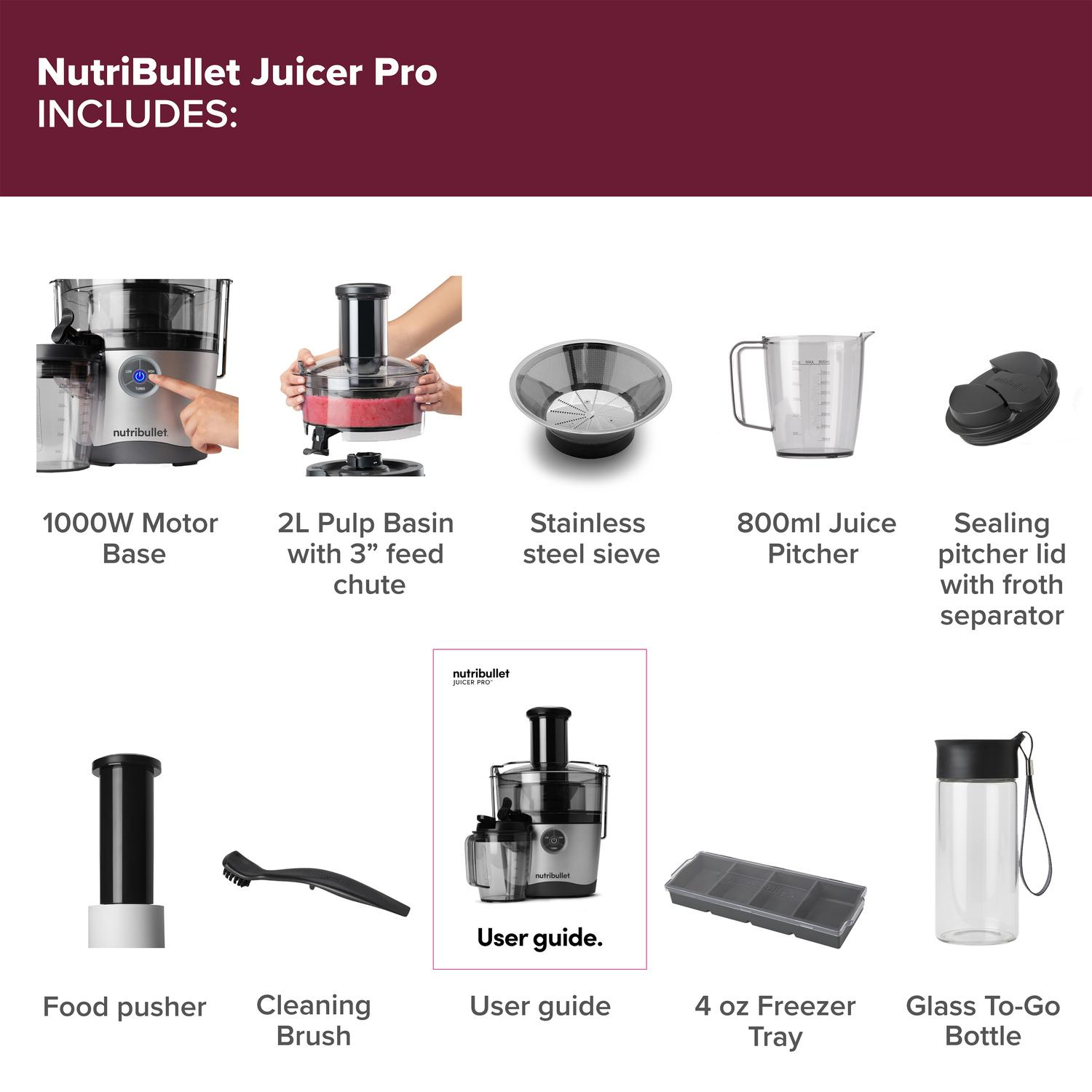 Nutribullet NBJ-200 Juicer Pro - Silver thumbnail image