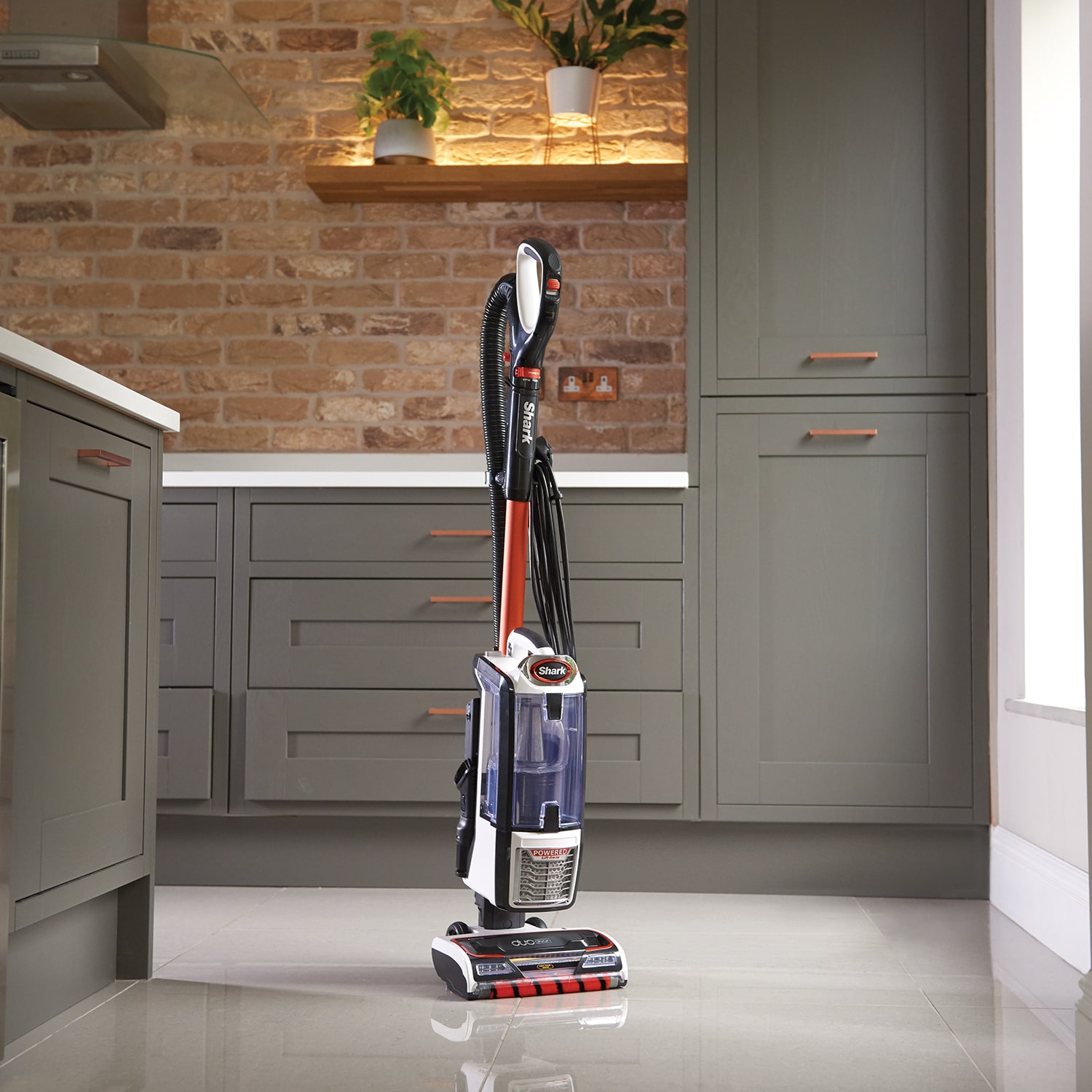 Shark NZ801UK Anti Hair Wrap Upright Vacuum Cleaner with Powered Lift- Away - White thumbnail image