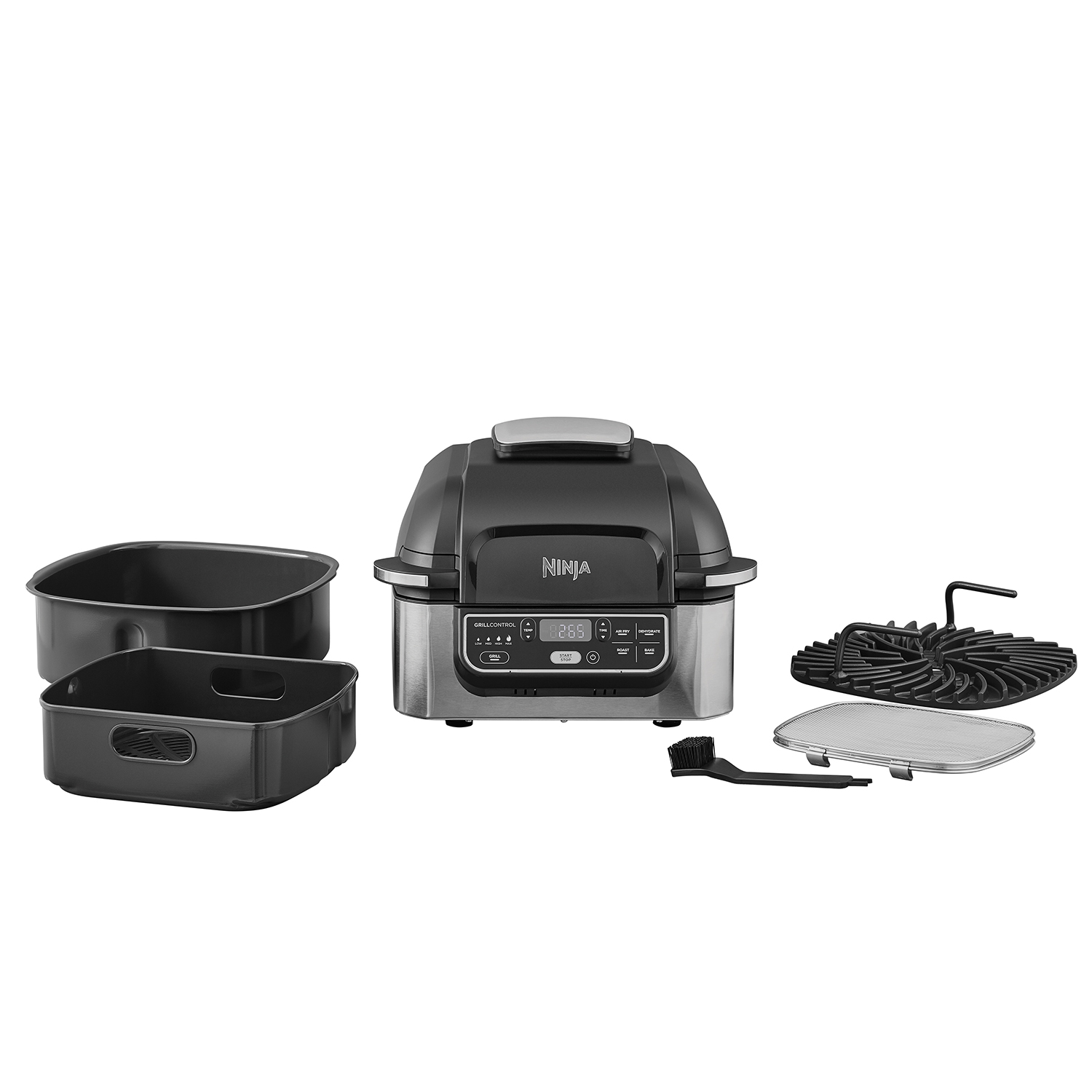 Ninja AG301UK Foodi Health Grill & Air Fryer - Black/Stainless Steel thumbnail image