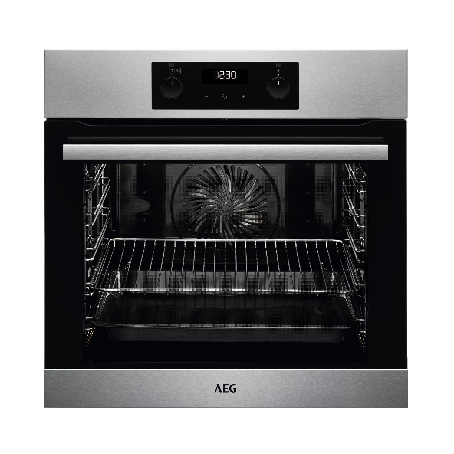 AEG BES255011M 59.5cm Built In Electric Single Oven - Stainless Steel thumbnail image