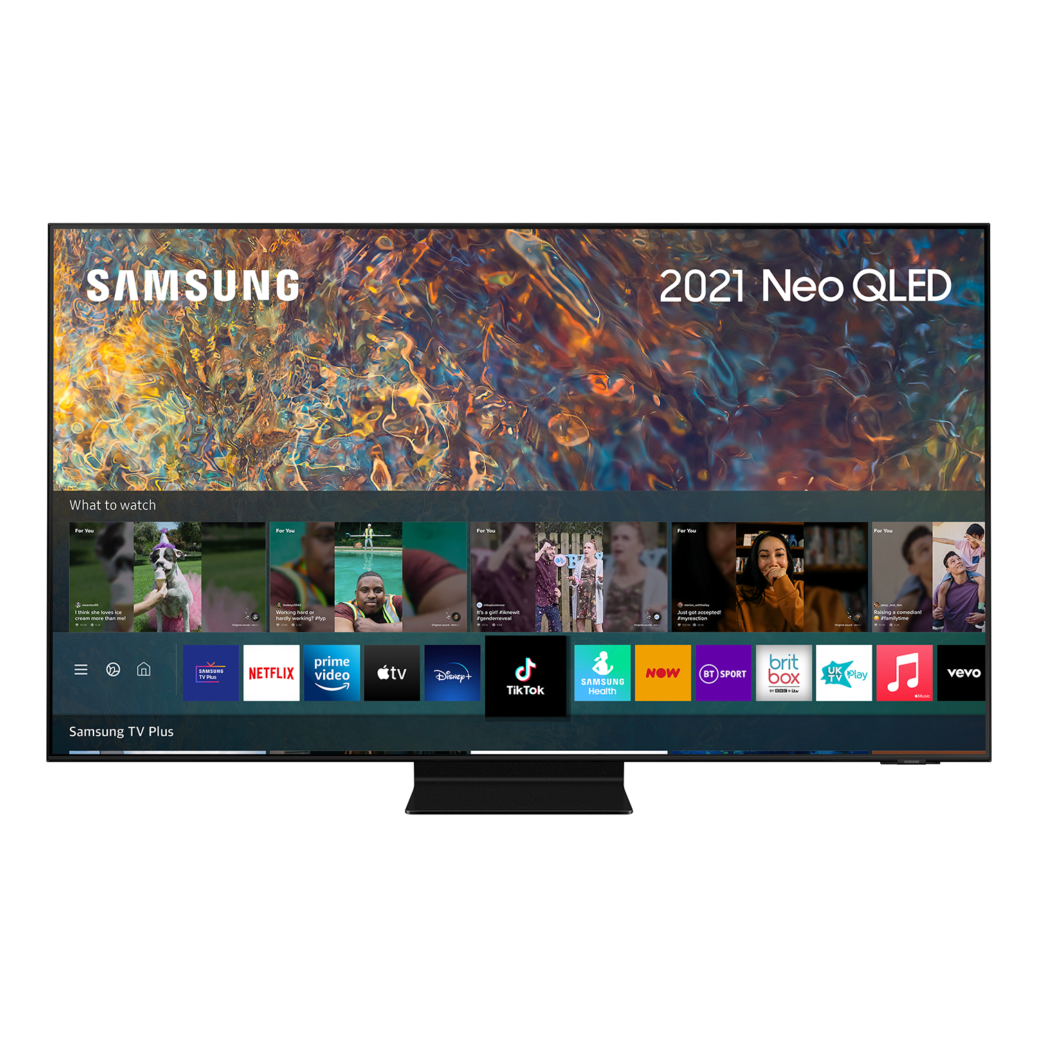 Samsung QE55QN90AATXXU 55" 4K Neo QLED Smart TV Quantum Matrix Technology Quantum HDR 2000 [1500] powered by HDR10+ thumbnail image