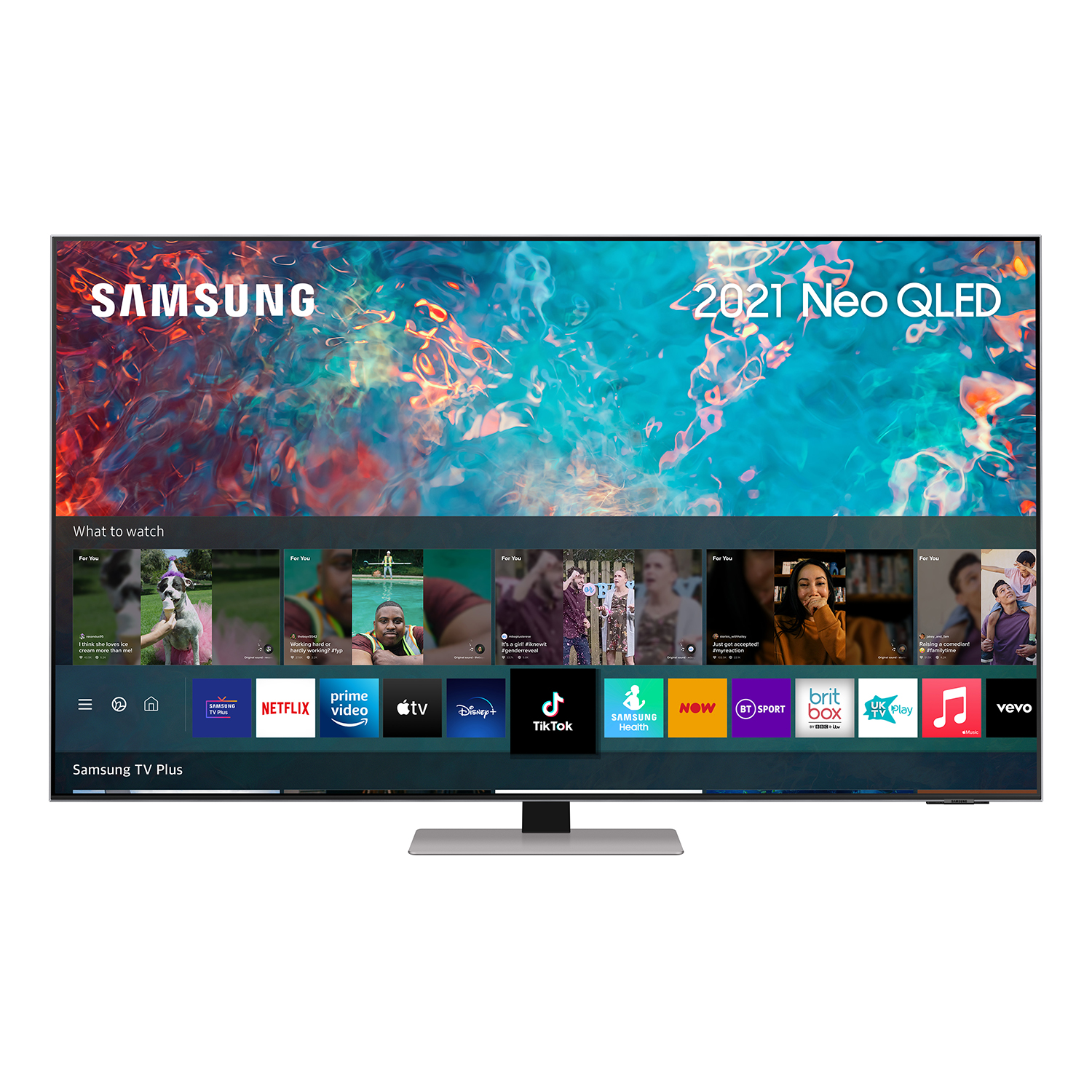 Samsung QE85QN85AATXXU 85" 4K Neo QLED Smart TV Quantum HDR 1500 powered by HDR10+ with Wide Viewing Angle thumbnail image