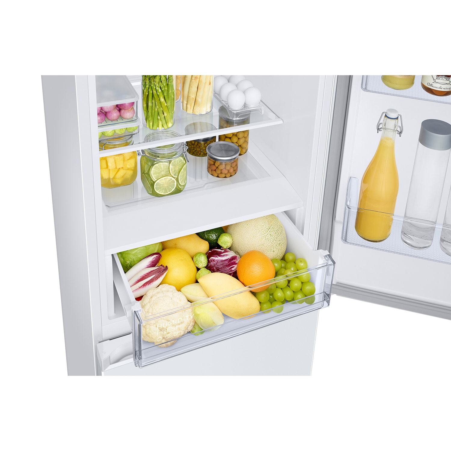 Samsung RB34T602EWW 60cm Fridge Freezer - White - Frost Free thumbnail image