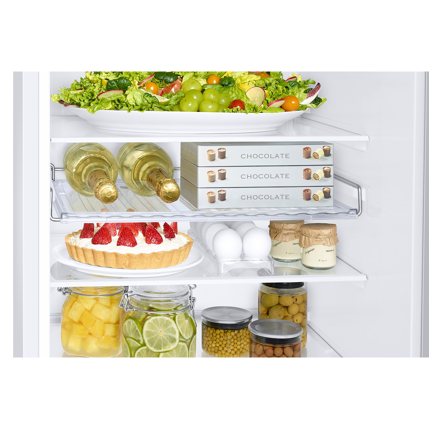 Samsung RB34T602EWW 60cm Fridge Freezer - White - Frost Free thumbnail image