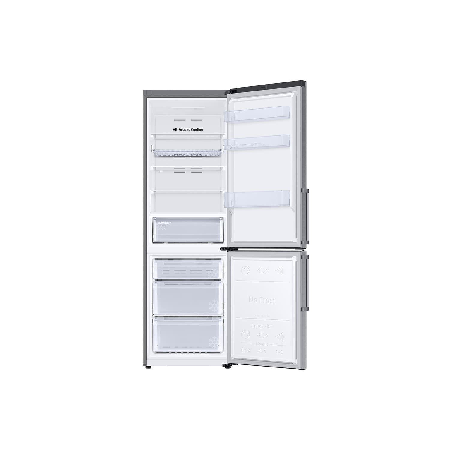 Samsung RB34T662ESA 60cm Fridge Freezer - Silver - Frost Free thumbnail image