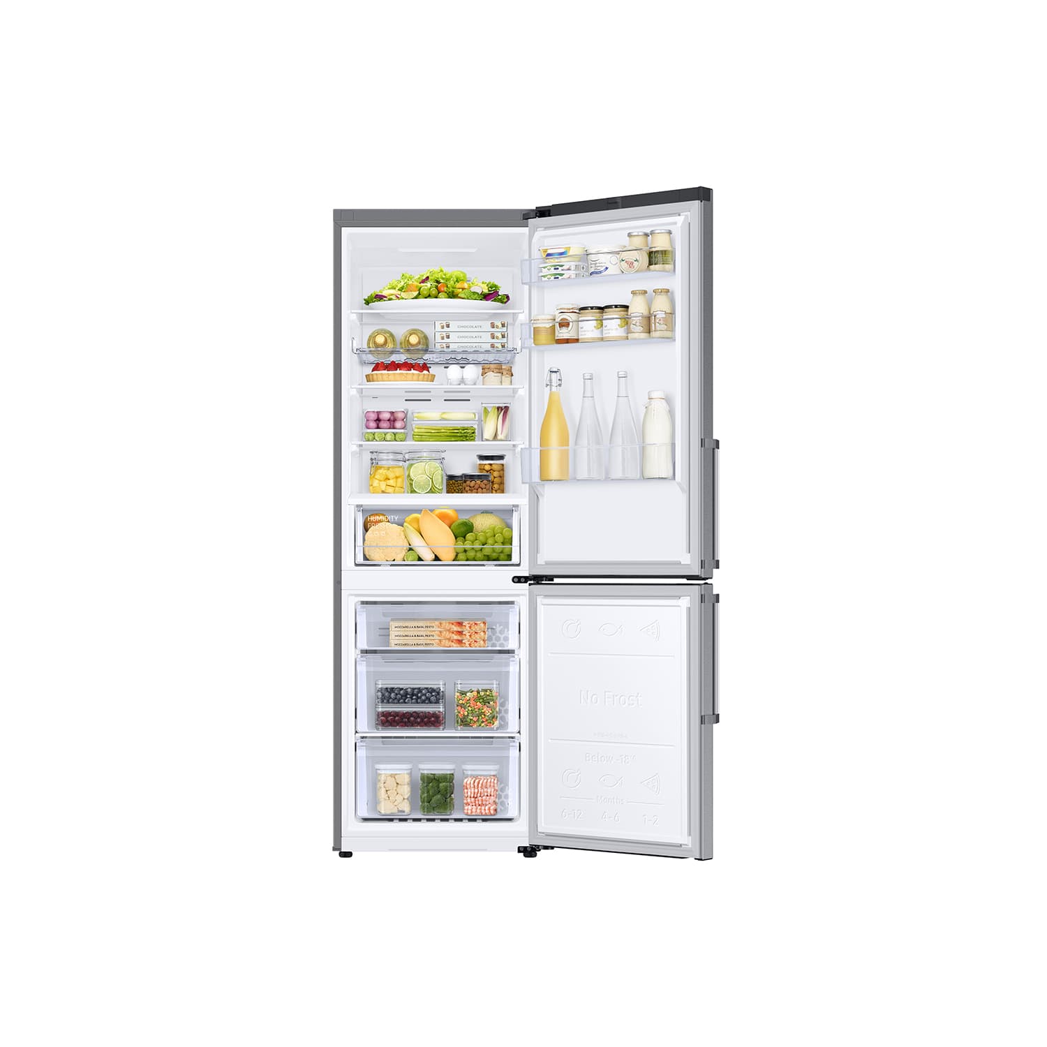 Samsung RB34T662ESA 60cm Fridge Freezer - Silver - Frost Free thumbnail image