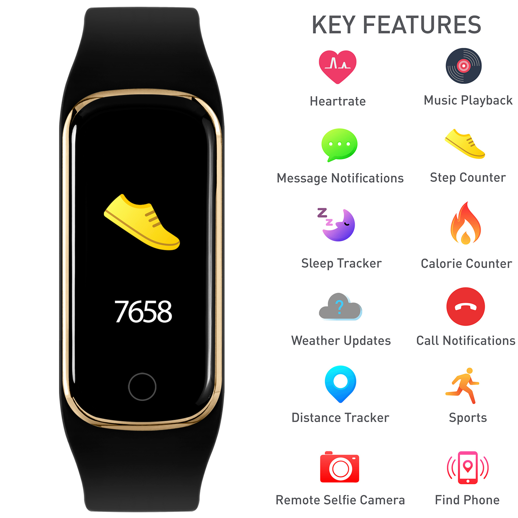 Reflex Active RA08-2118 Series 8 Activity Tracker - Black thumbnail image