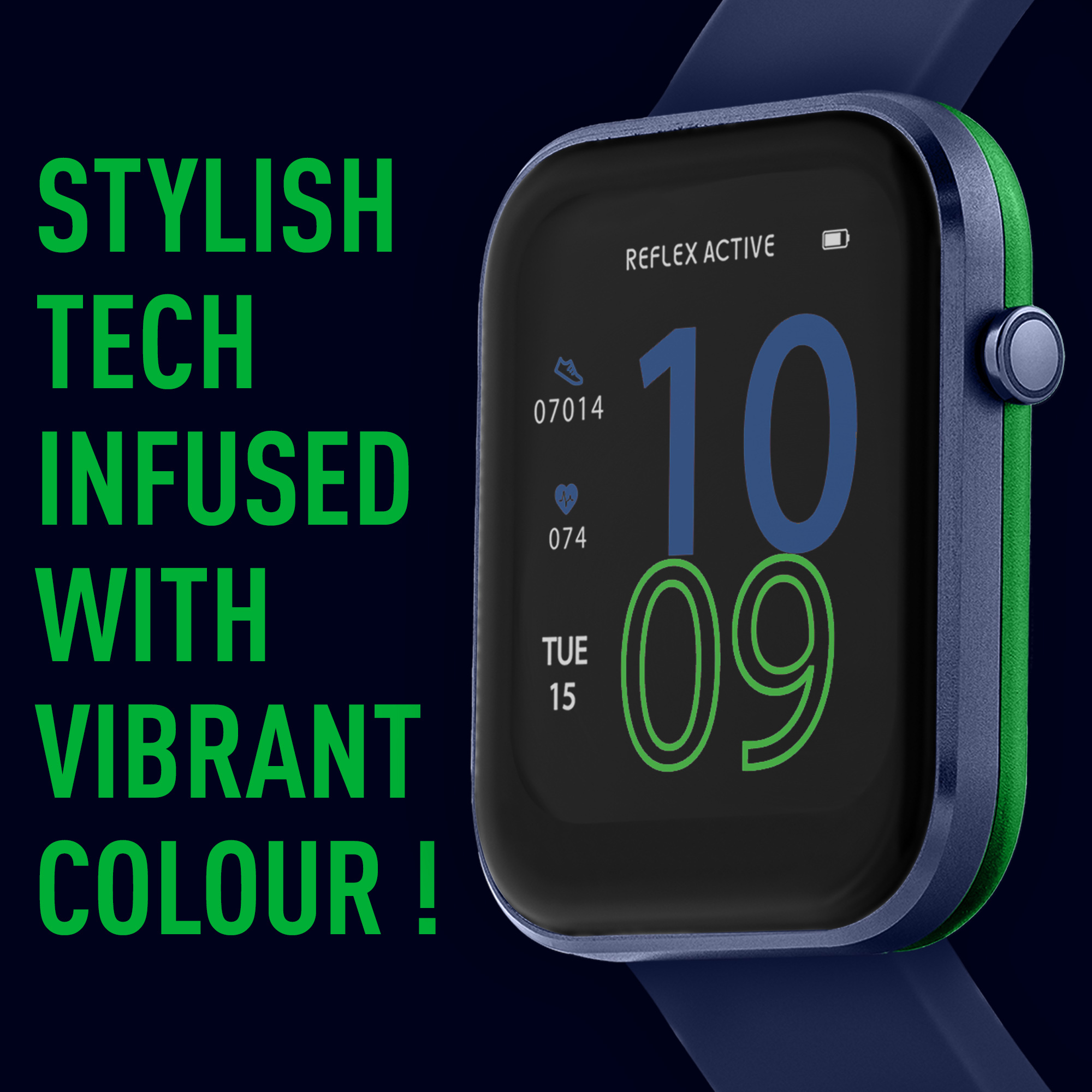 Reflex Active Series 12 Navy Strap Smart Watch  RA12-2154 thumbnail image