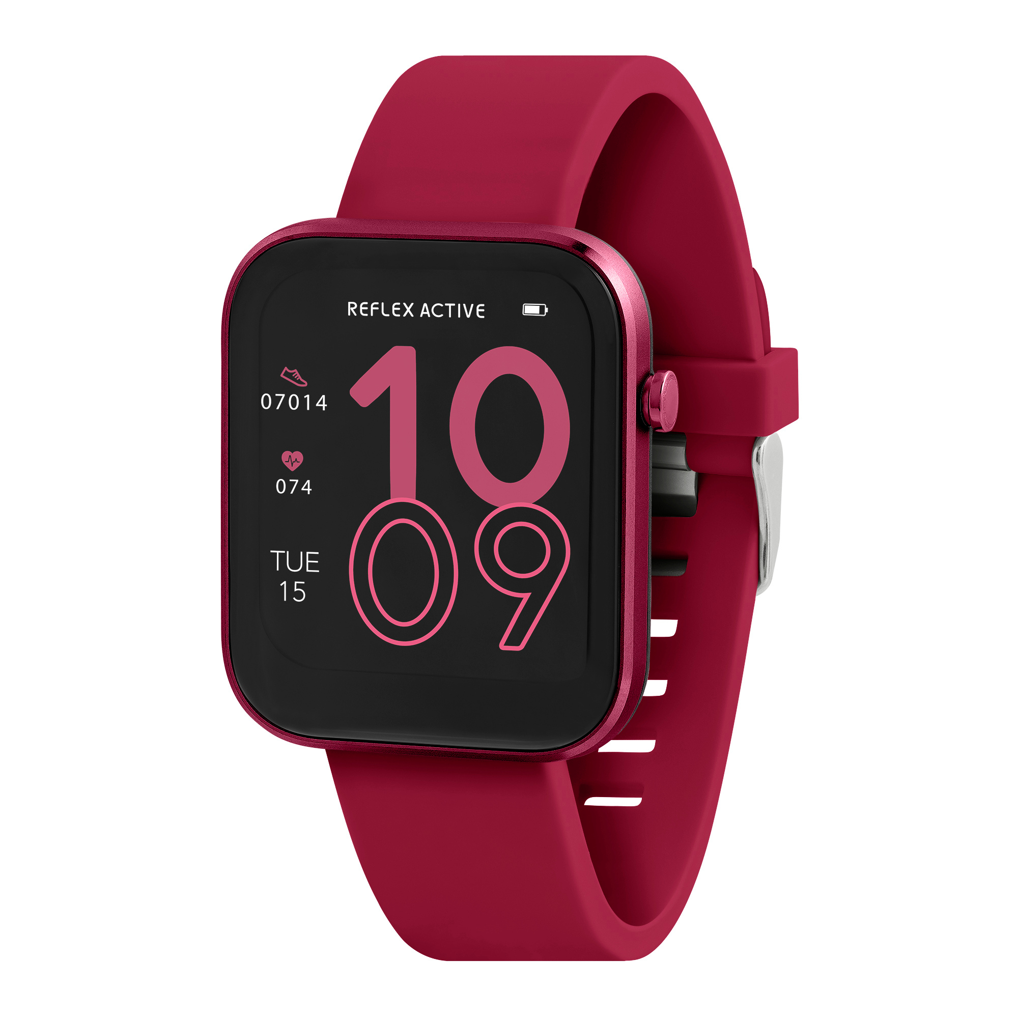 Reflex Active RA12-2158 Series 12 Berry Strap Smart Watch - Berry thumbnail image