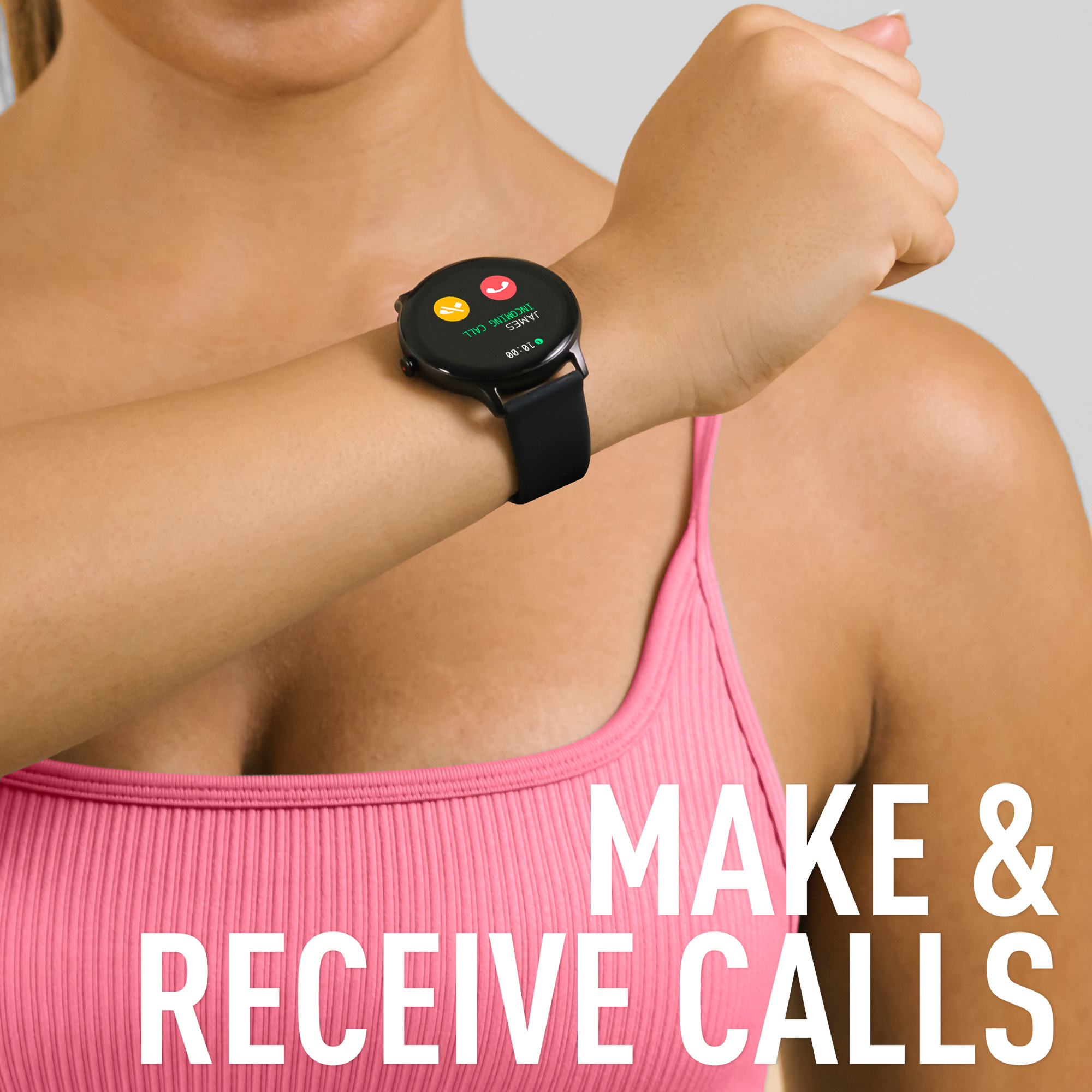 Reflex Active RA22-2182 Series 22 Black Smart Calling Watch - Black thumbnail image