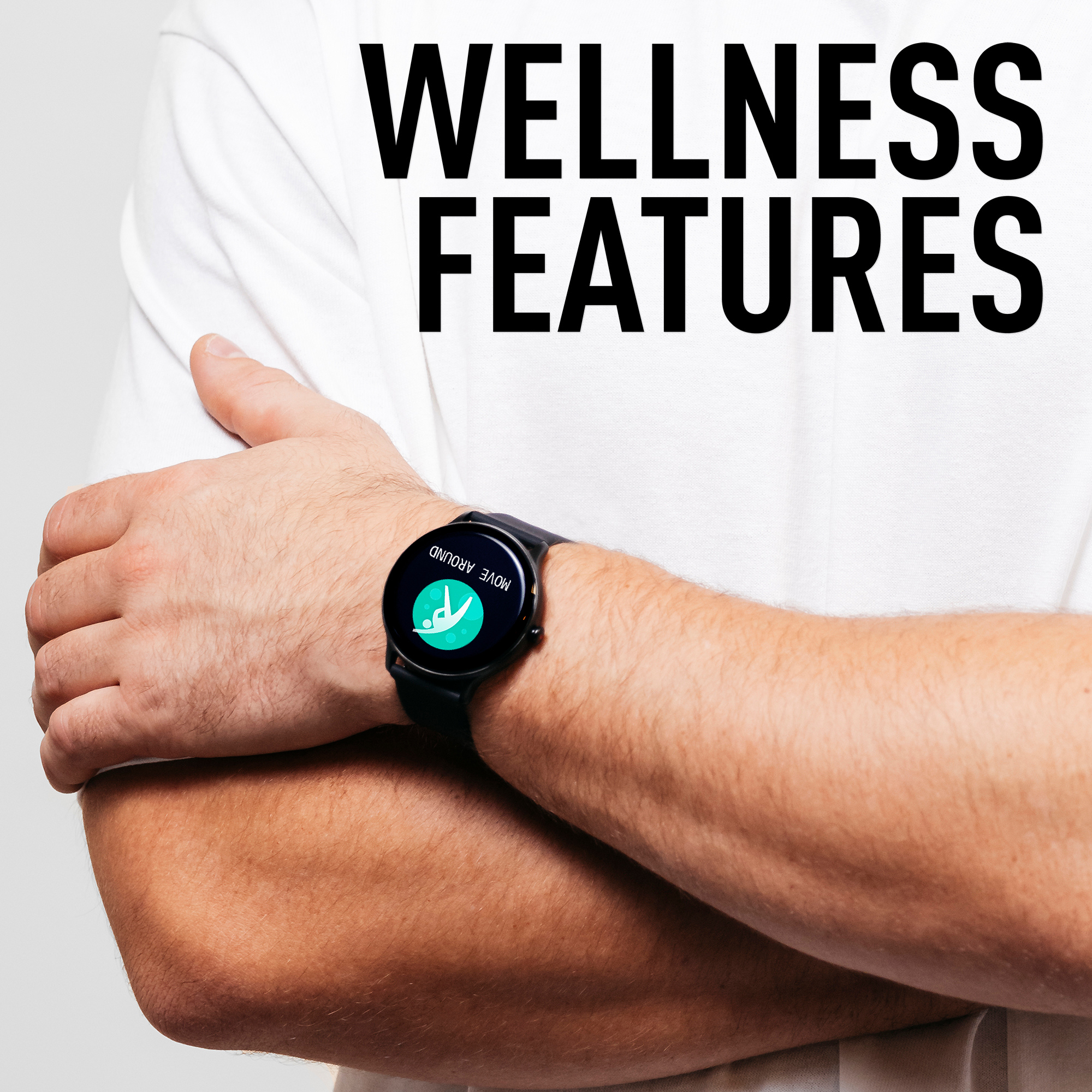 Reflex Active RA22-2182 Series 22 Black Smart Calling Watch - Black thumbnail image