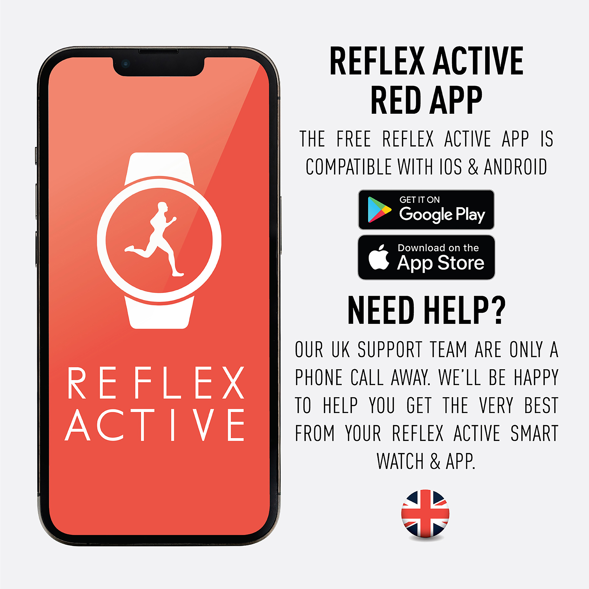 Reflex Active RA22-2184 Series 22 Pink Smart Calling Watch - Pink thumbnail image