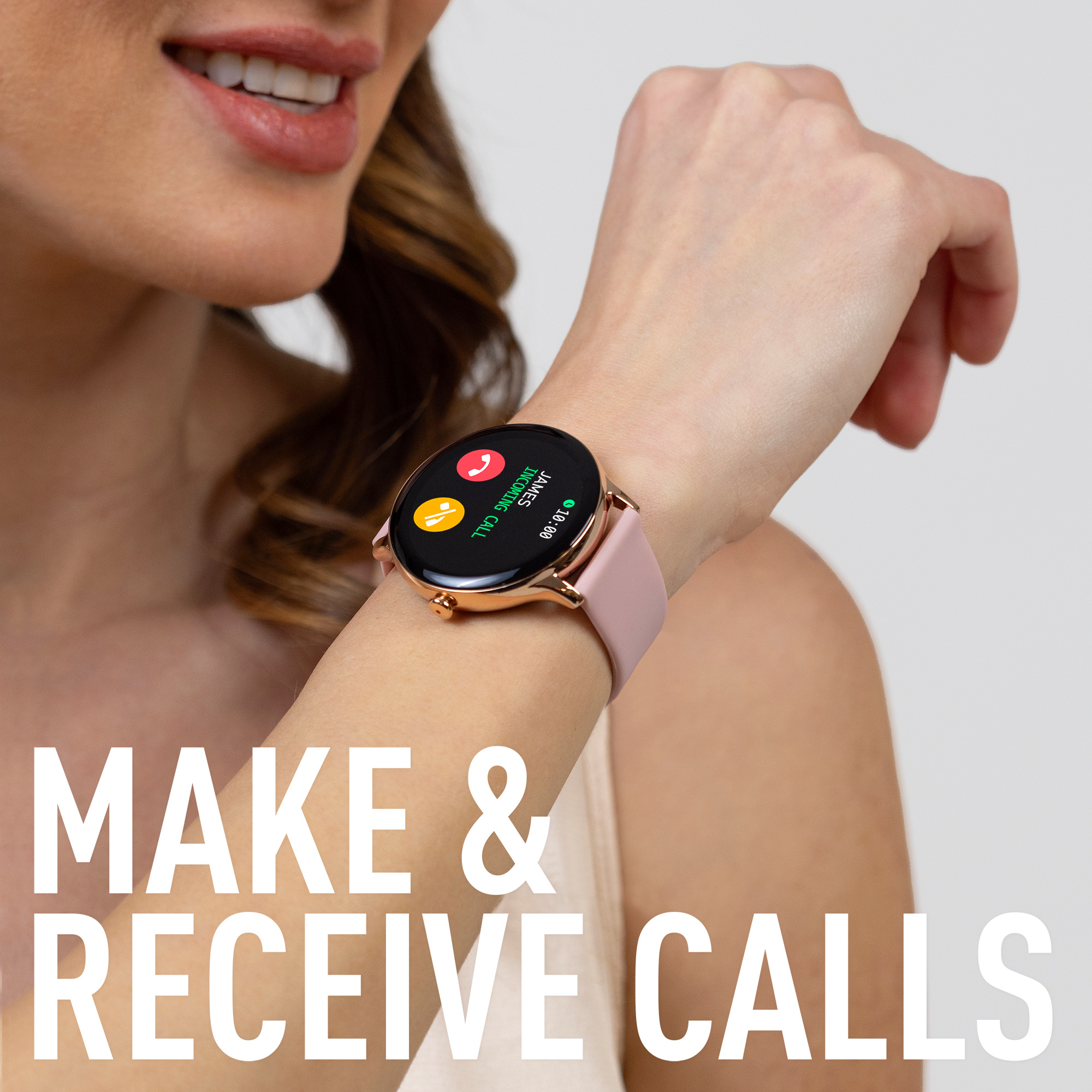 Reflex Active RA22-2184 Series 22 Pink Smart Calling Watch - Pink thumbnail image