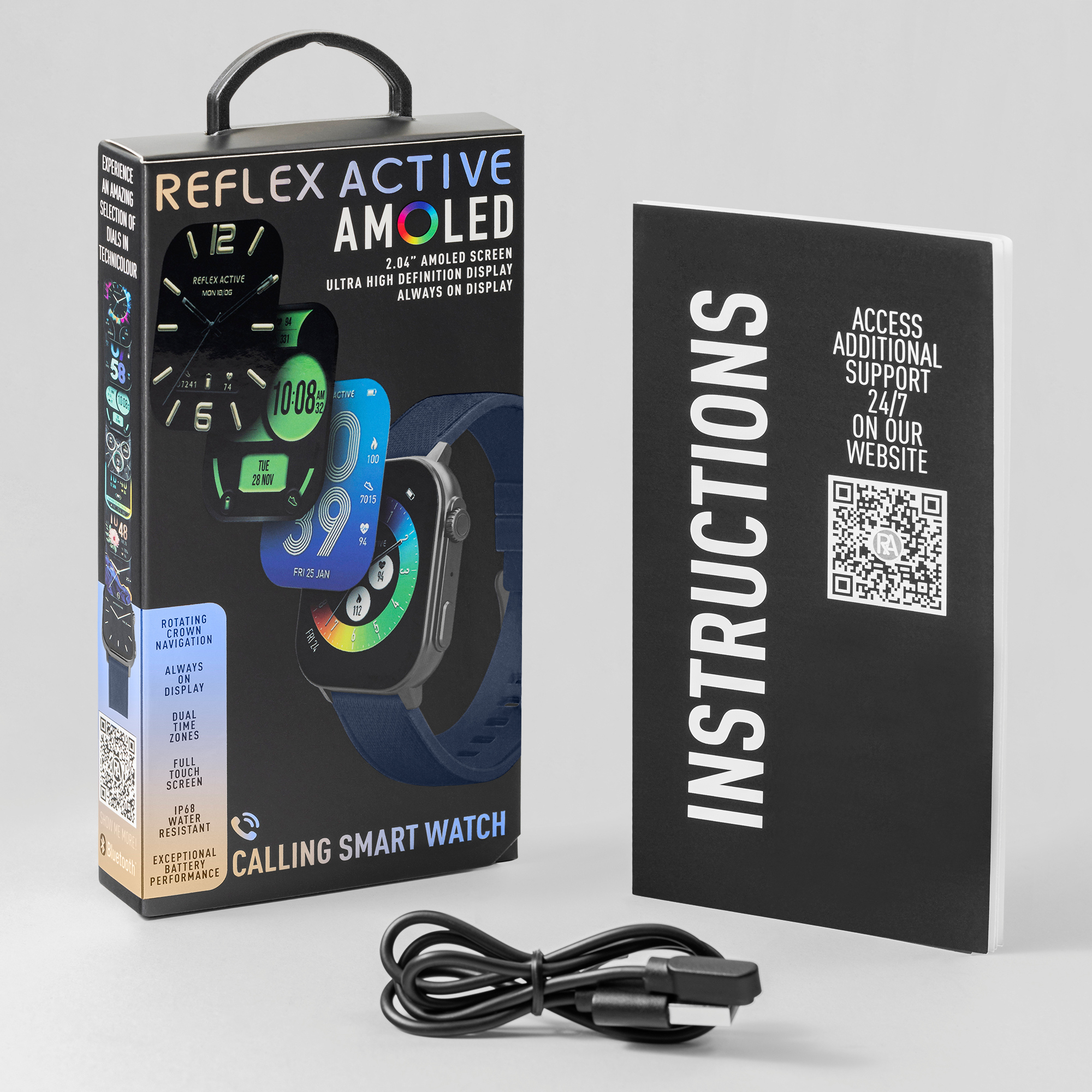 Reflex Active RA29-2182 Amoled Series 29 Smart Watch - Blue thumbnail image