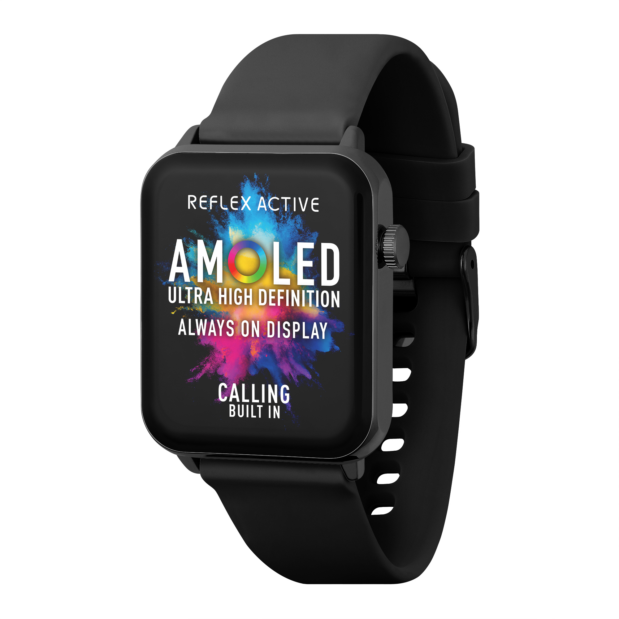 Reflex Active RA30-2186 Amoled Series 30 Smart Watch - Black thumbnail image
