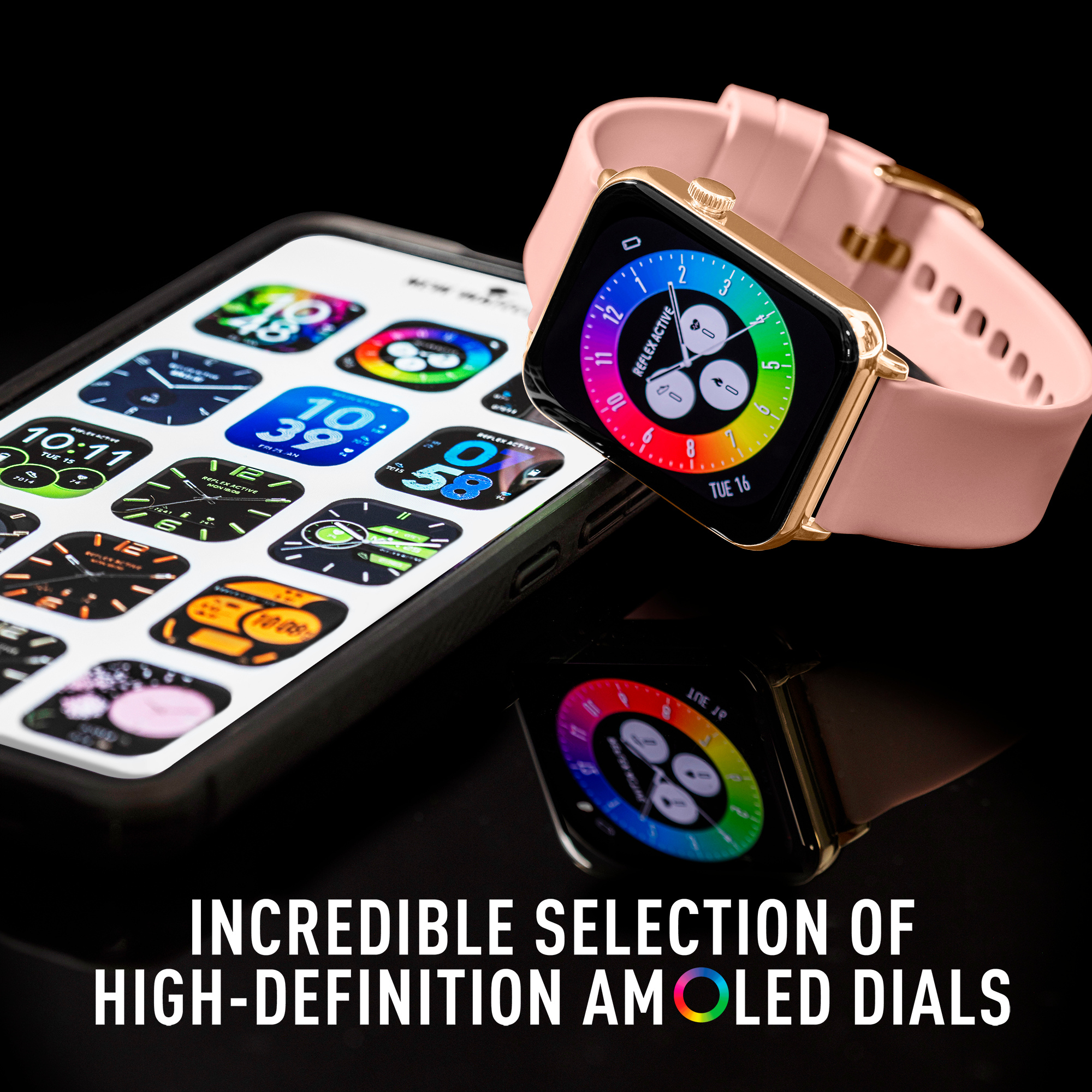 Reflex Active RA30-2188 Amoled Series 30 Smart Watch - Nude thumbnail image