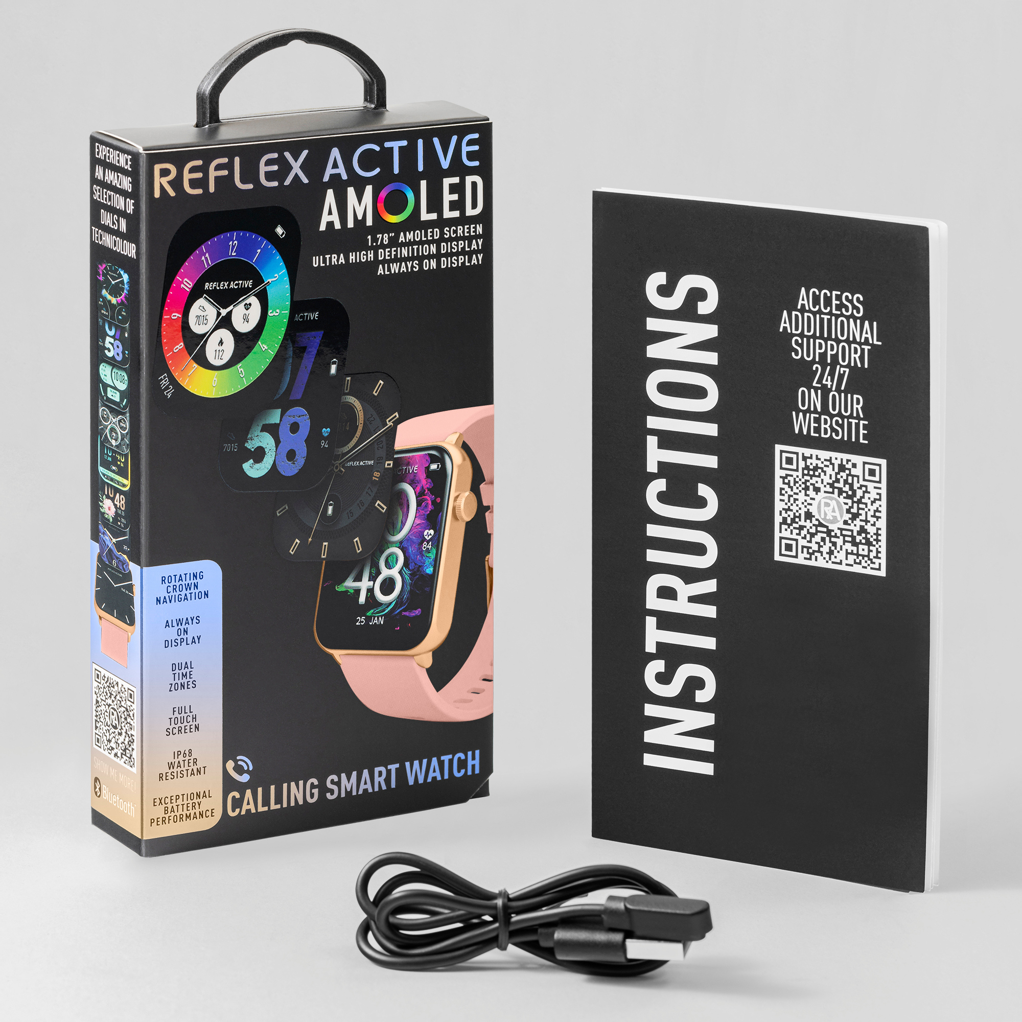 Reflex Active RA30-2188 Amoled Series 30 Smart Watch - Nude thumbnail image