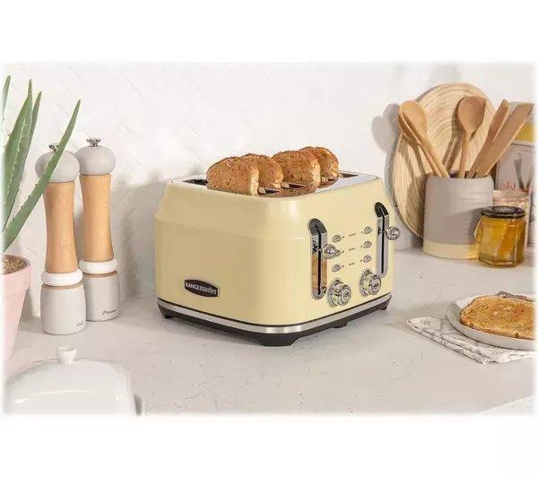 Rangemaster RMCL4S201CM 4 Slice Toaster - Matte Cream thumbnail image