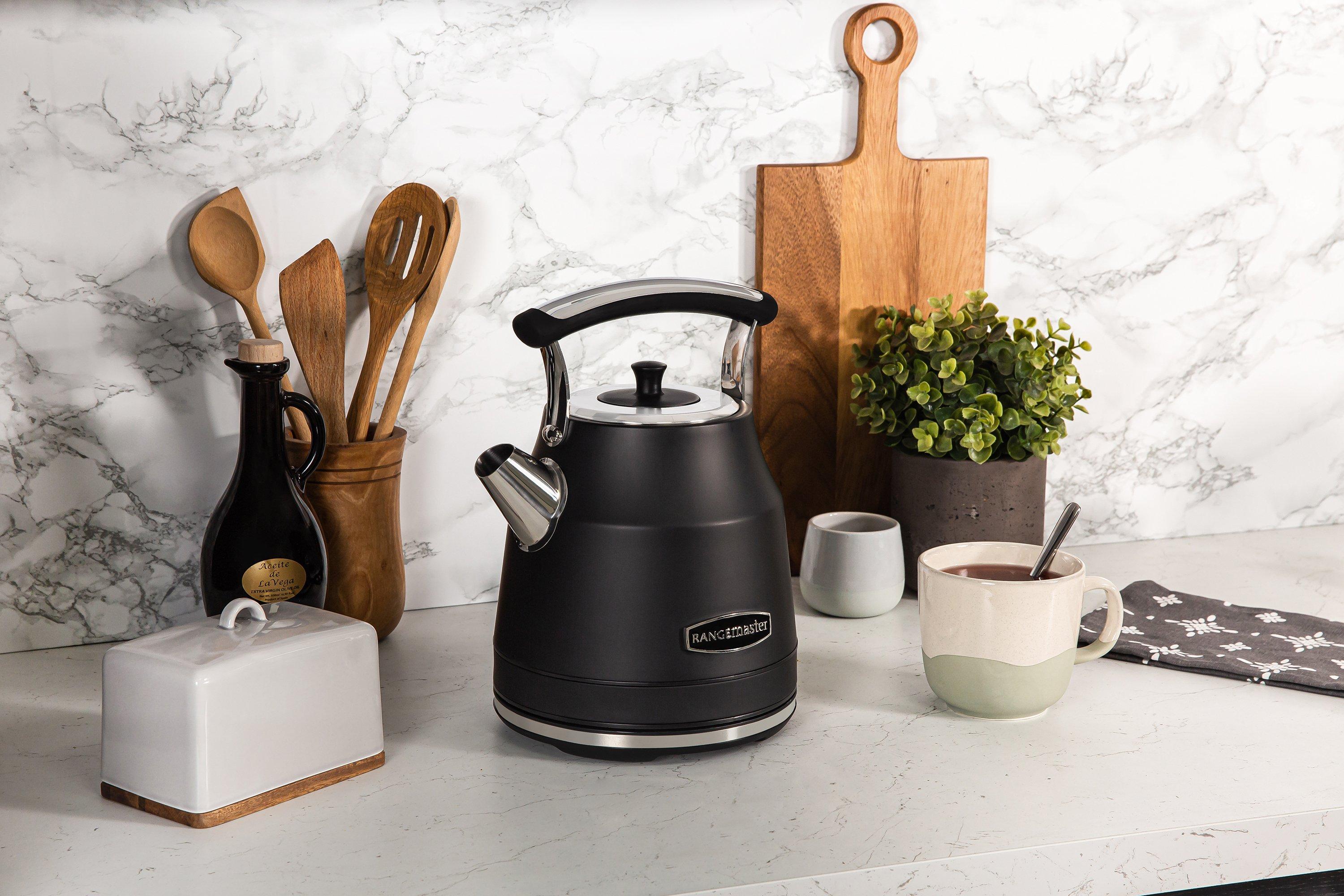 Rangemaster RMCLDK201BK 1.7 Litres Traditional Kettle - Black thumbnail image