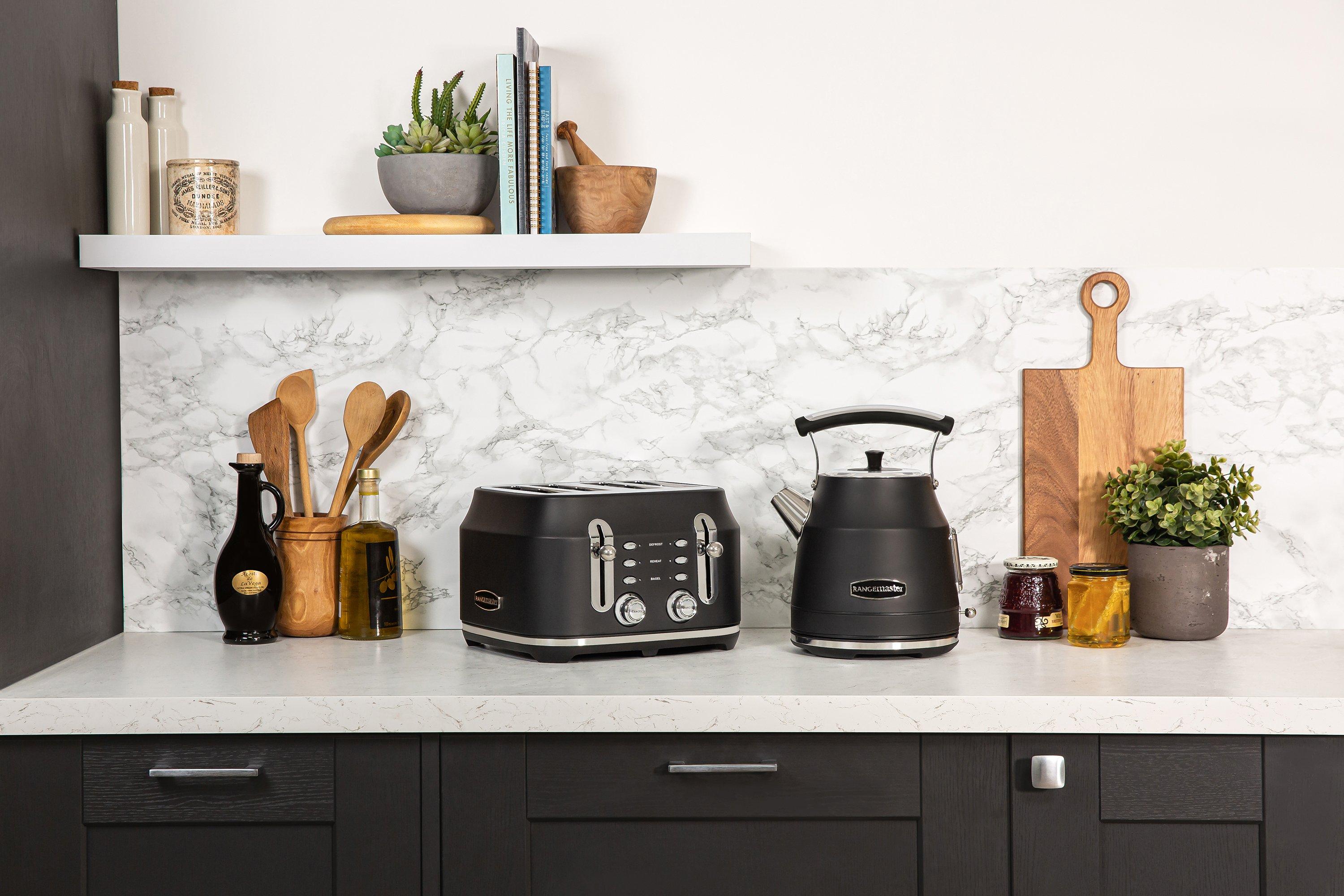 Rangemaster RMCLDK201BK 1.7 Litres Traditional Kettle - Black thumbnail image