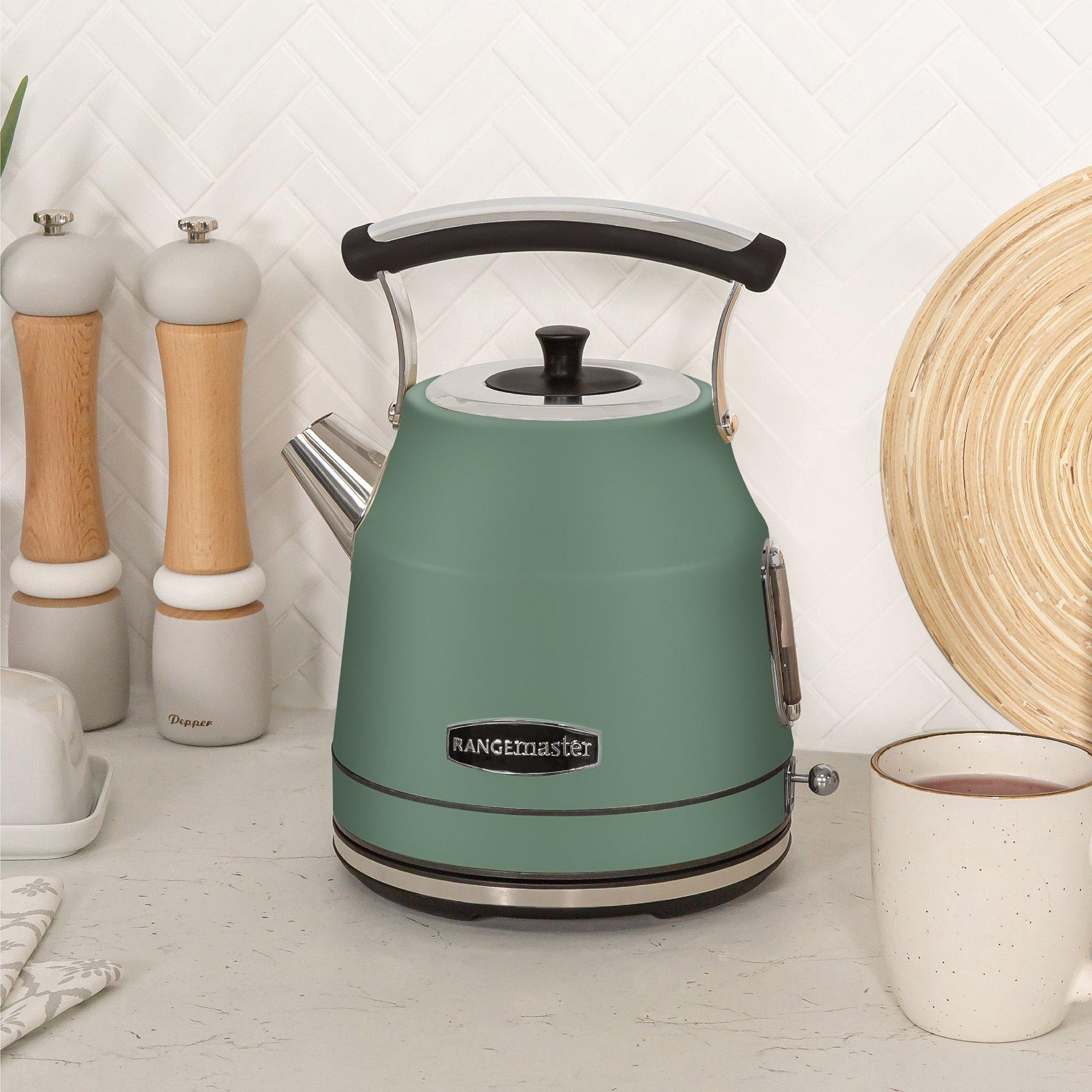 Rangemaster RMCLDK201MG 1.7 Litres Traditional Kettle - Mineral Green thumbnail image