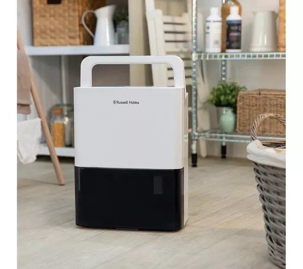 Russell Hobbs RHDH1001 10L Dehumidifier - White & Black thumbnail image