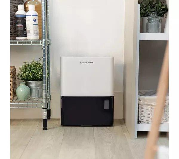 Russell Hobbs RHDH1001 10L Dehumidifier - White & Black thumbnail image