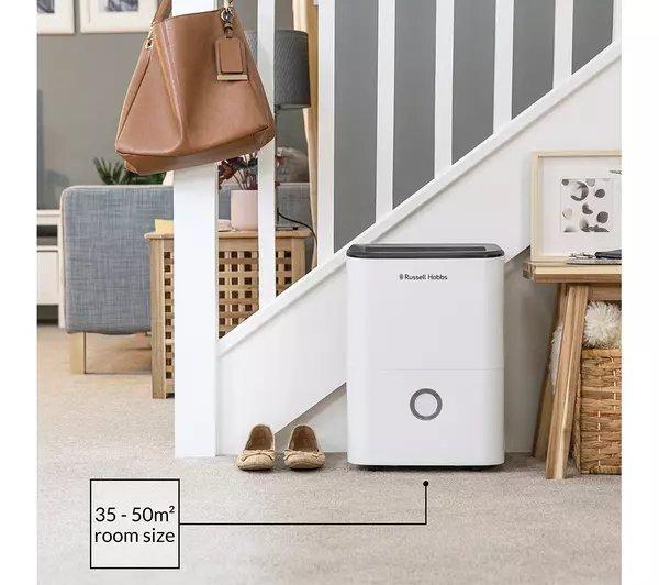Russell Hobbs RHDH2002 20L Dehumidifier - White & Black thumbnail image