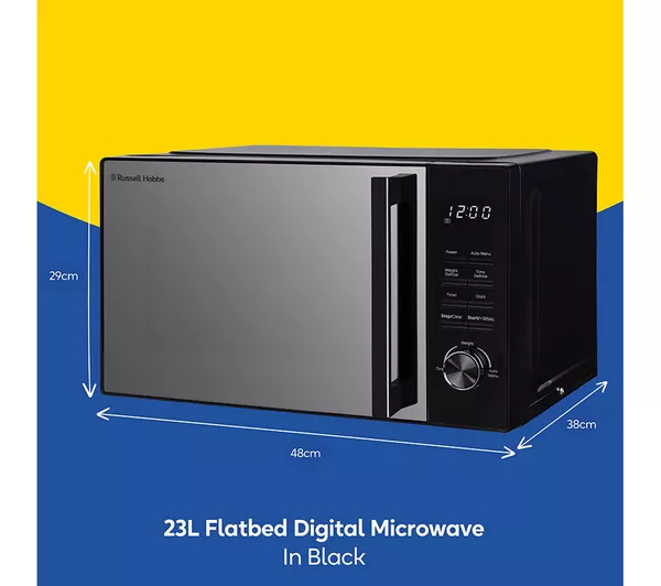 Russell Hobbs RHFM2365B  23Litre Flatbed Digital Microwave - Black thumbnail image