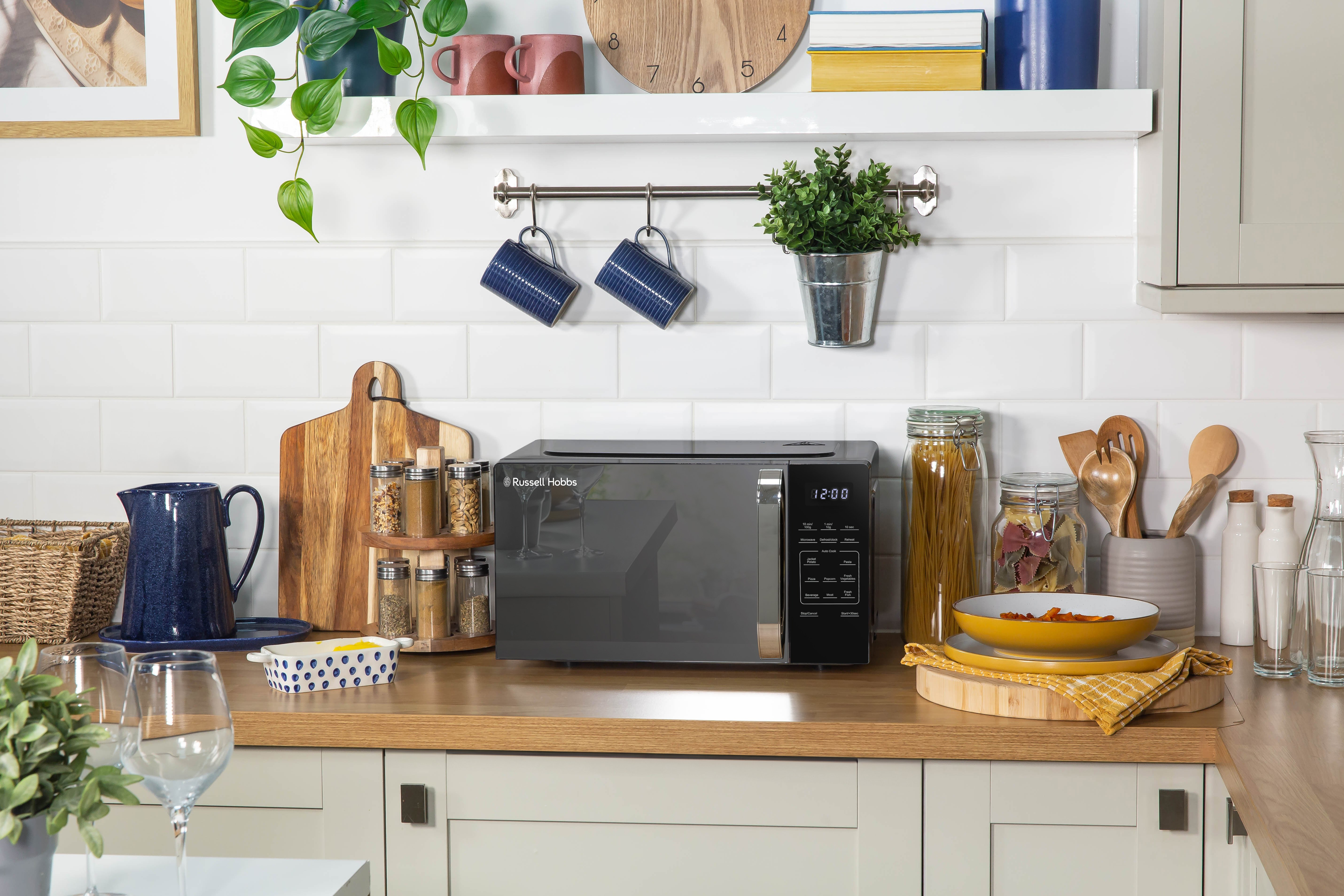 Russell Hobbs RHMT2045B 20 Litre Touch Control Digital Microwave - Black thumbnail image