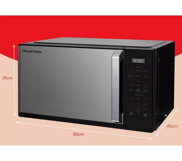 Russell Hobbs RHMT2512B 25 Litre Touch Control Digital Microwave - Black thumbnail image