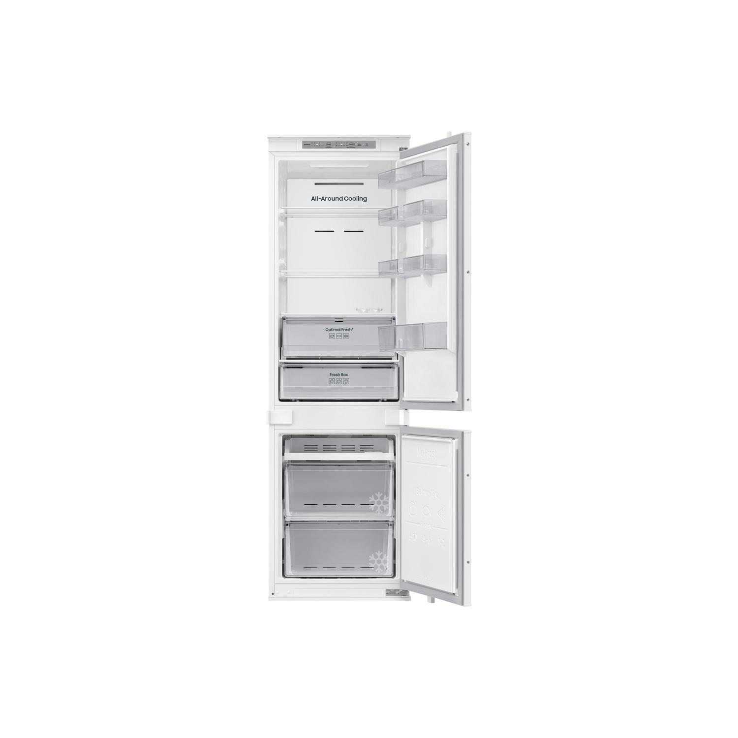 Samsung BRB70F26DES0EU SpaceMax 54cm 70/30 Integrated Frost Free Fridge Freezer - White thumbnail image