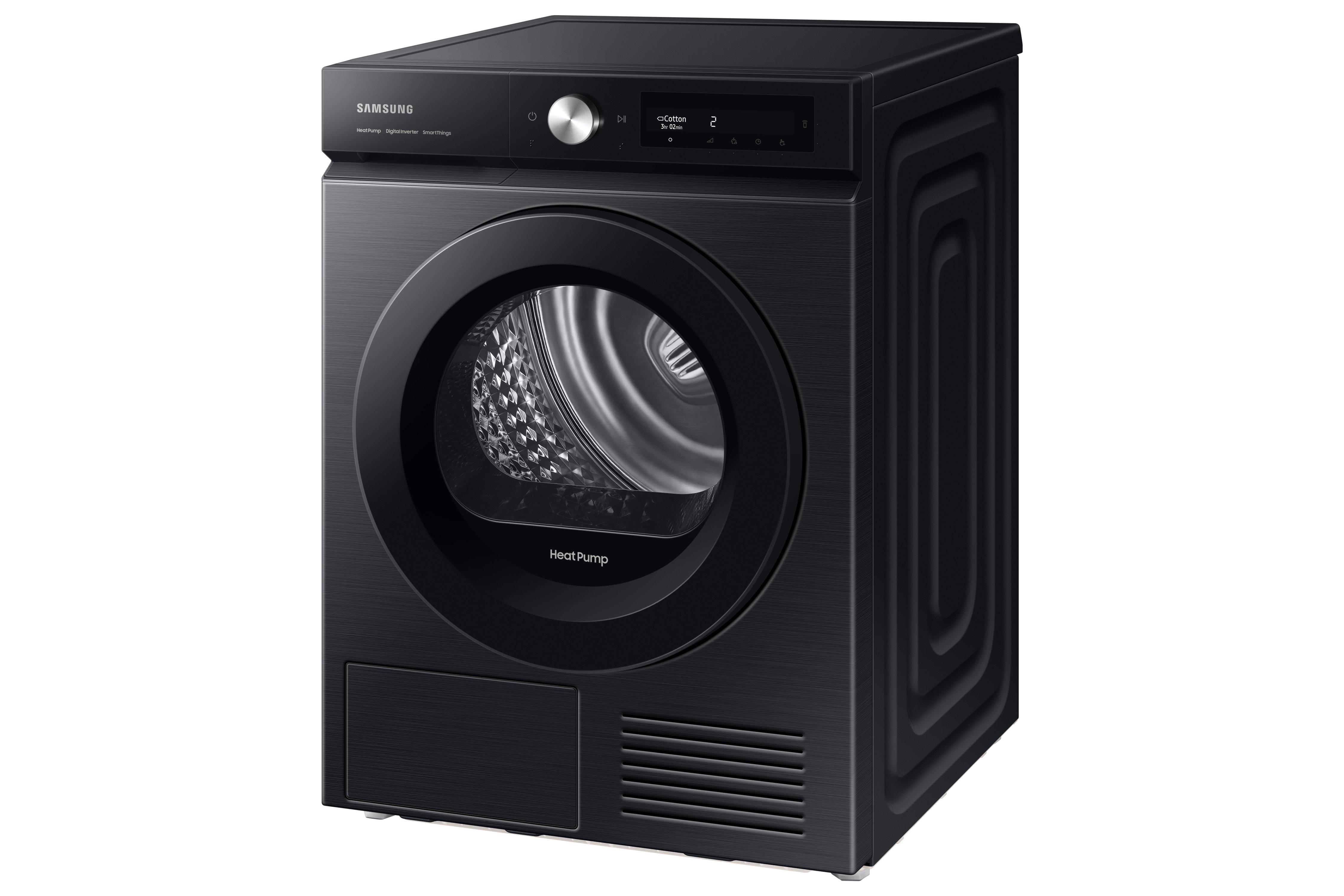 Samsung Series 5+ OptimalDry&trade; DV90BB5245ABS1 9kg Smart Heat Pump Tumble Dryer - Black thumbnail image
